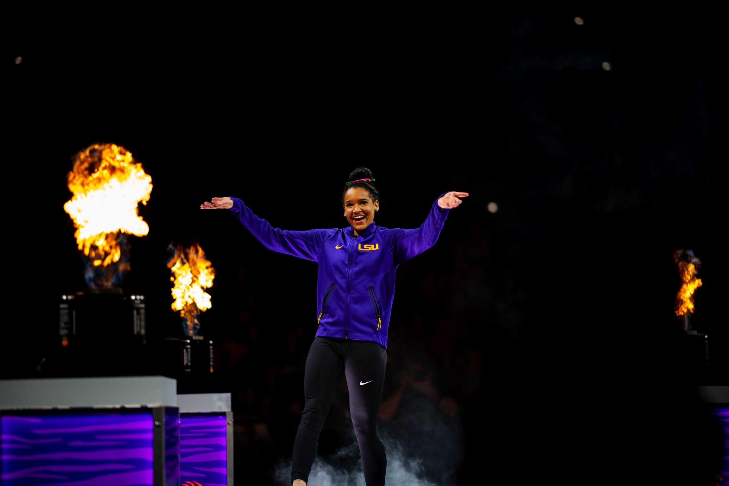 PHOTOS: #8 LSU gymnastics upsets #6 Auburn 197.975-197.750