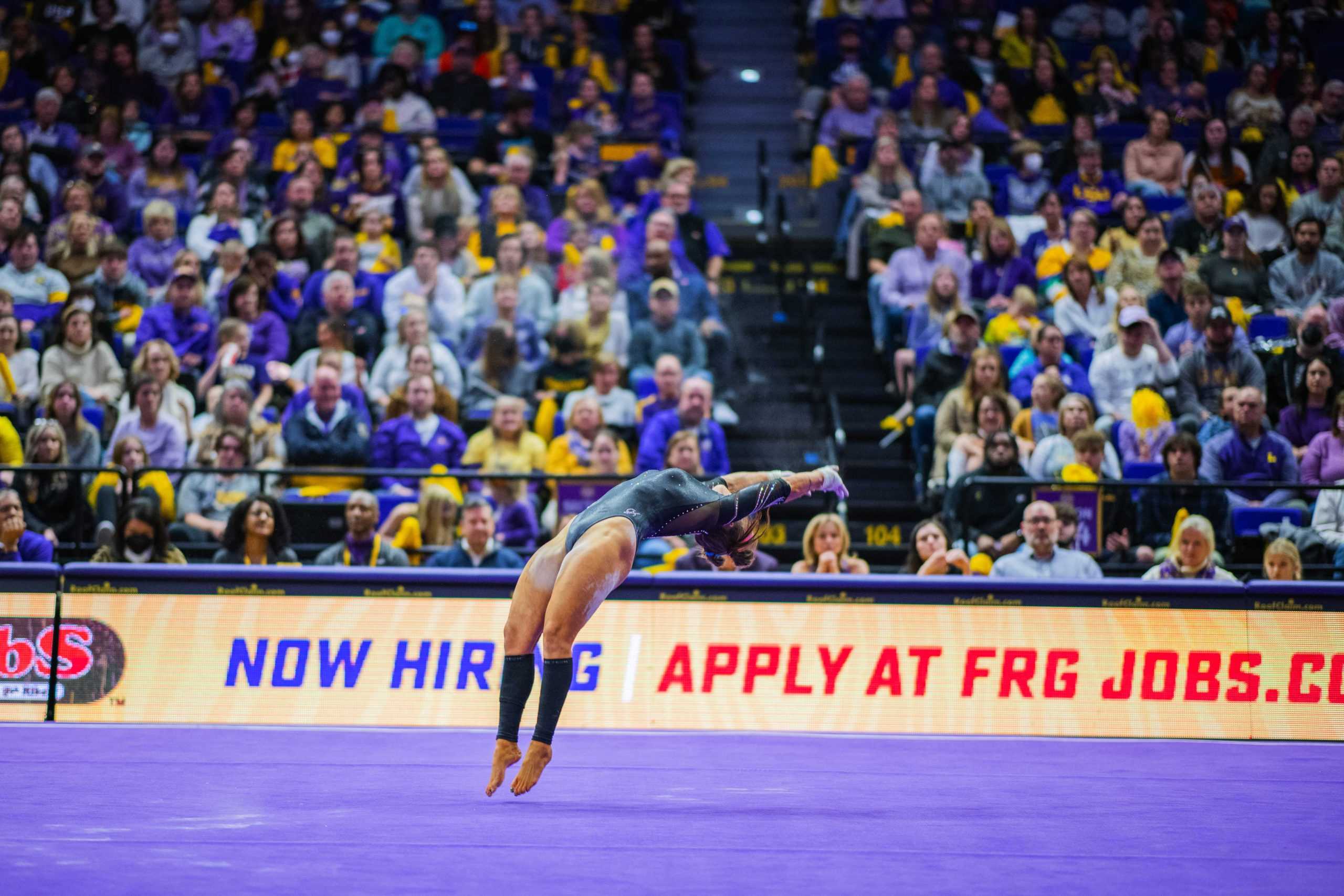 PHOTOS: #8 LSU gymnastics upsets #6 Auburn 197.975-197.750