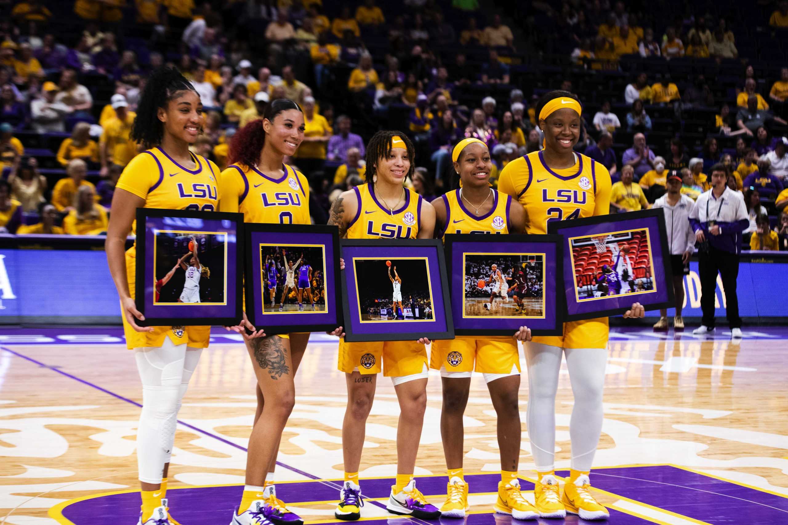 LSU women's basketball shines on senior night, picks up 58-50 win over Alabama