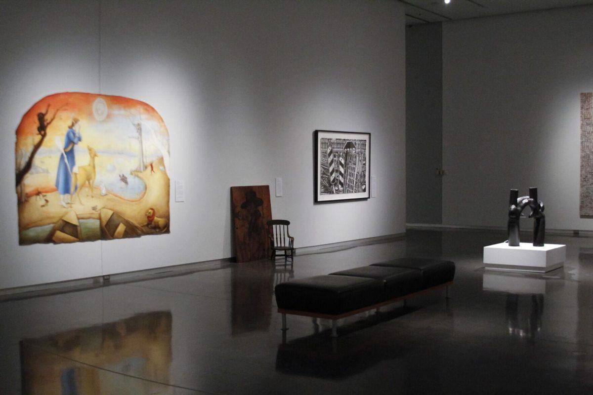 The "Modern | Contemporary" section sits in the exihibit Saturday, Feb. 12, 2022, at the LSU Musuem of Art on Lafayette Street in Baton Rouge, La.