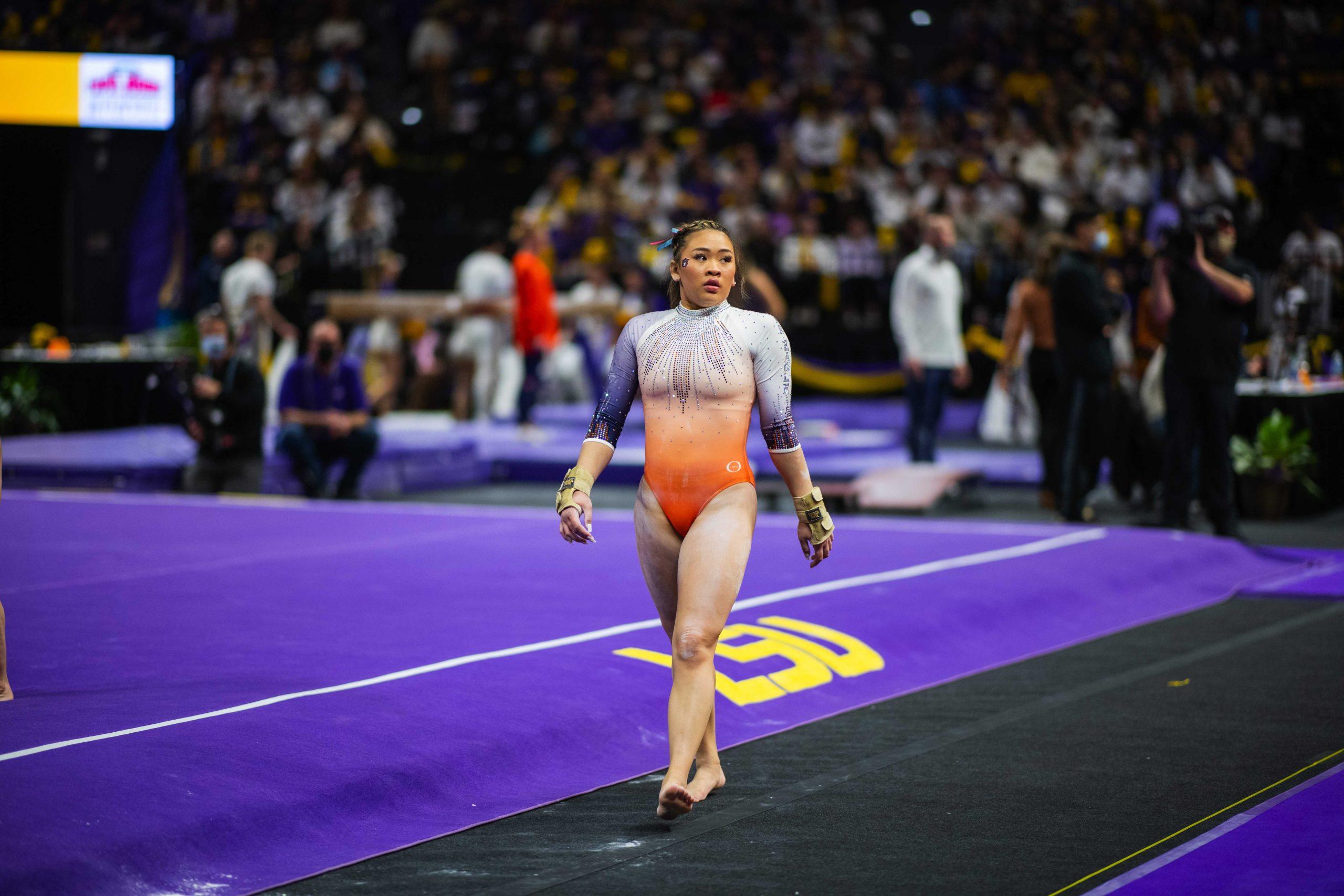 PHOTOS: #8 LSU gymnastics upsets #6 Auburn 197.975-197.750