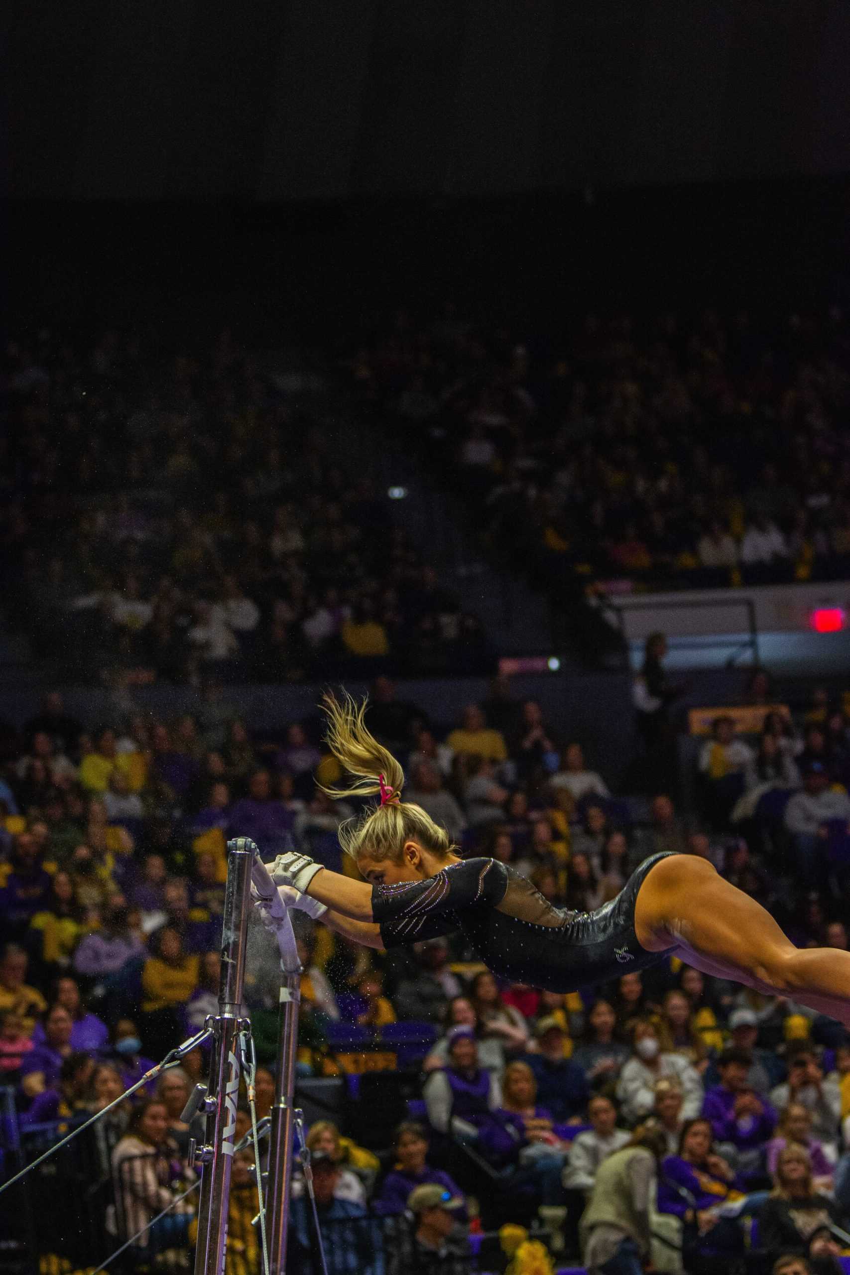 PHOTOS: #8 LSU gymnastics upsets #6 Auburn 197.975-197.750