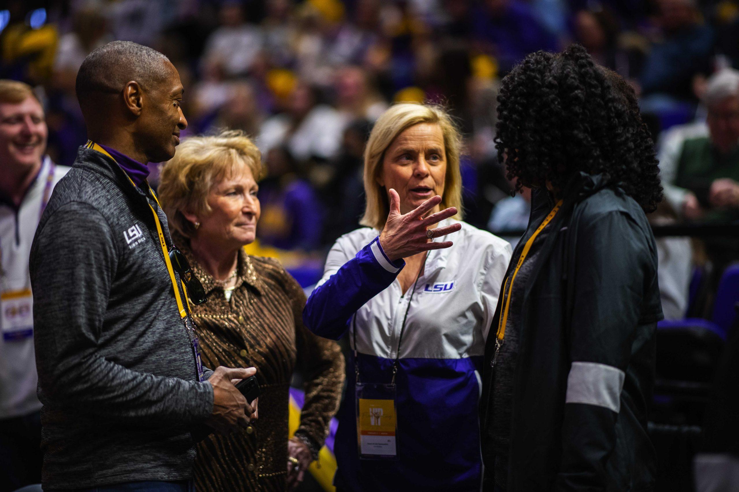 PHOTOS: #8 LSU gymnastics upsets #6 Auburn 197.975-197.750