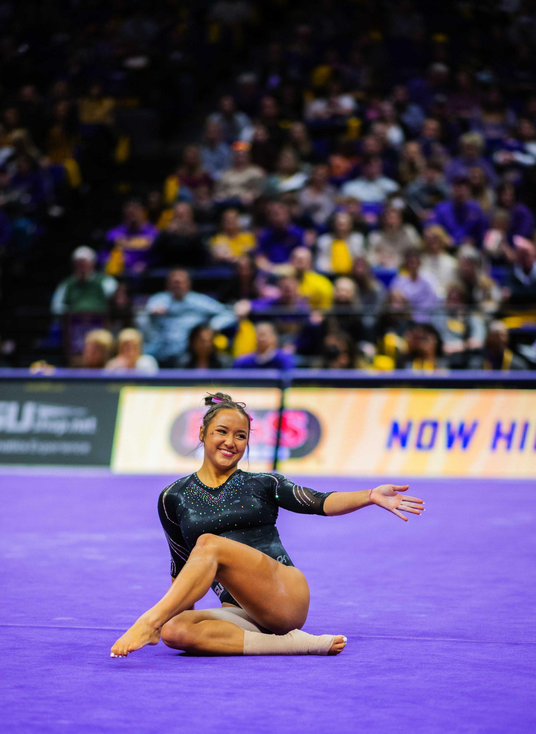 PHOTOS: #8 LSU gymnastics upsets #6 Auburn 197.975-197.750