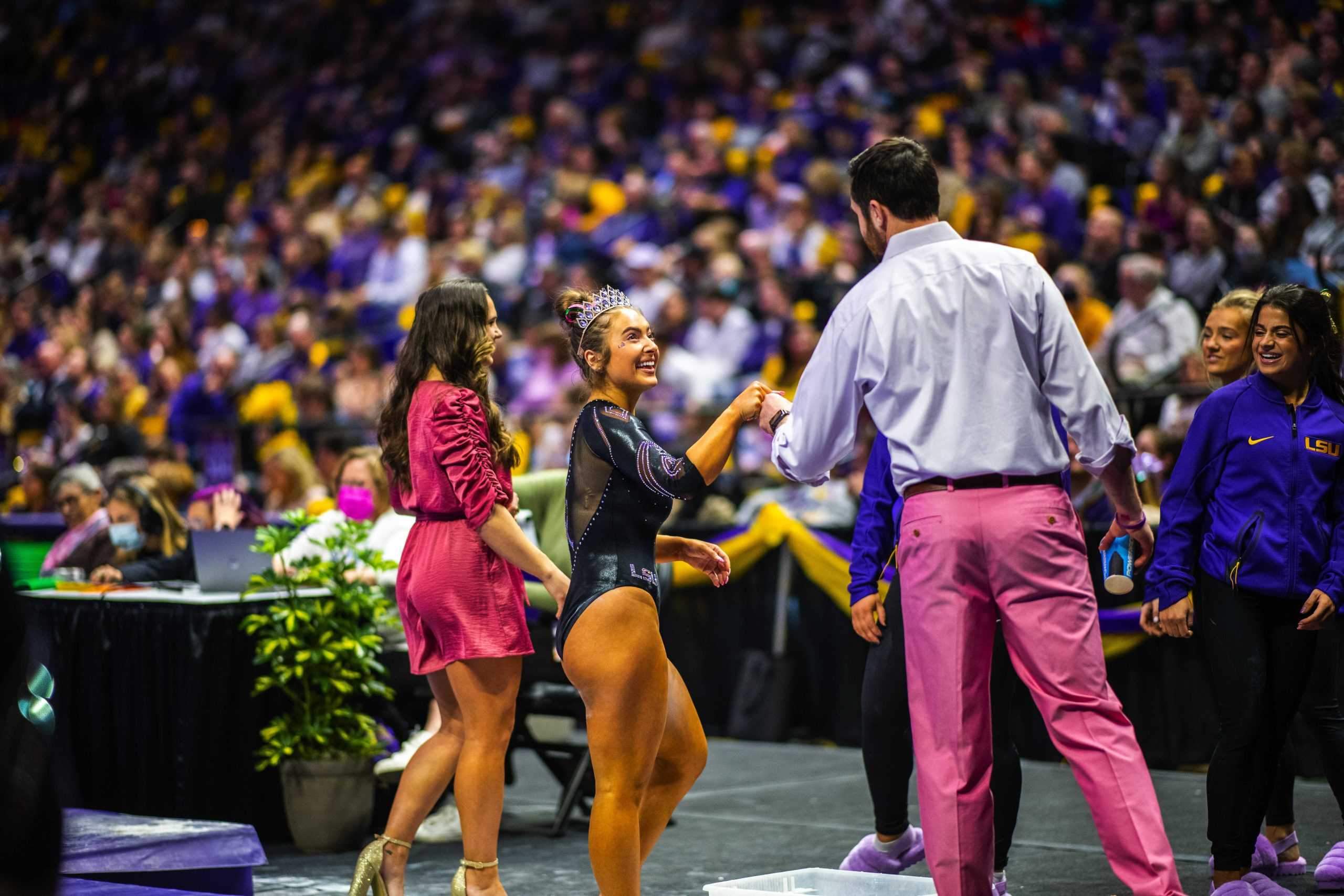 PHOTOS: #8 LSU gymnastics upsets #6 Auburn 197.975-197.750