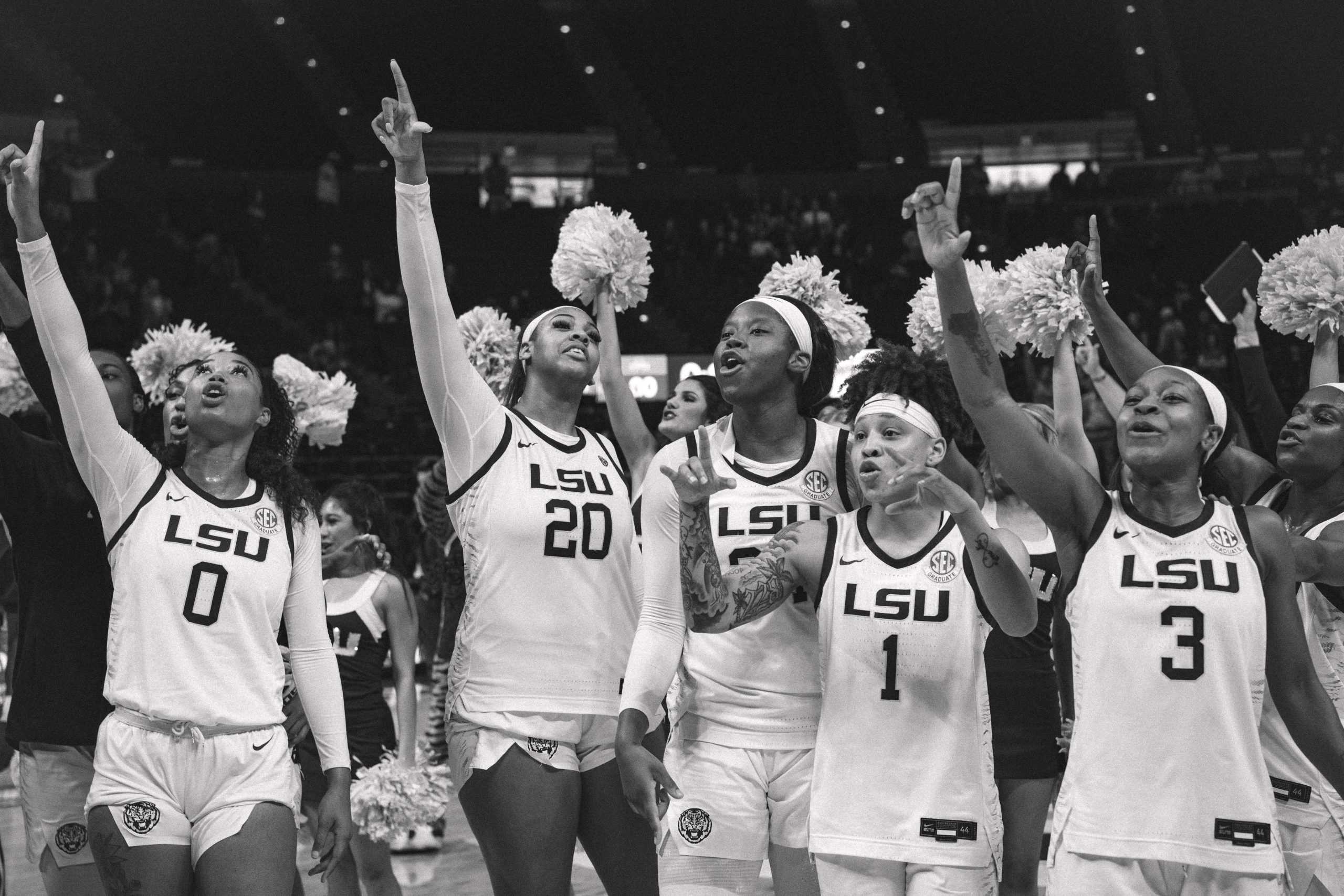 PHOTOS: Capturing LSU basketball with an 80's twist