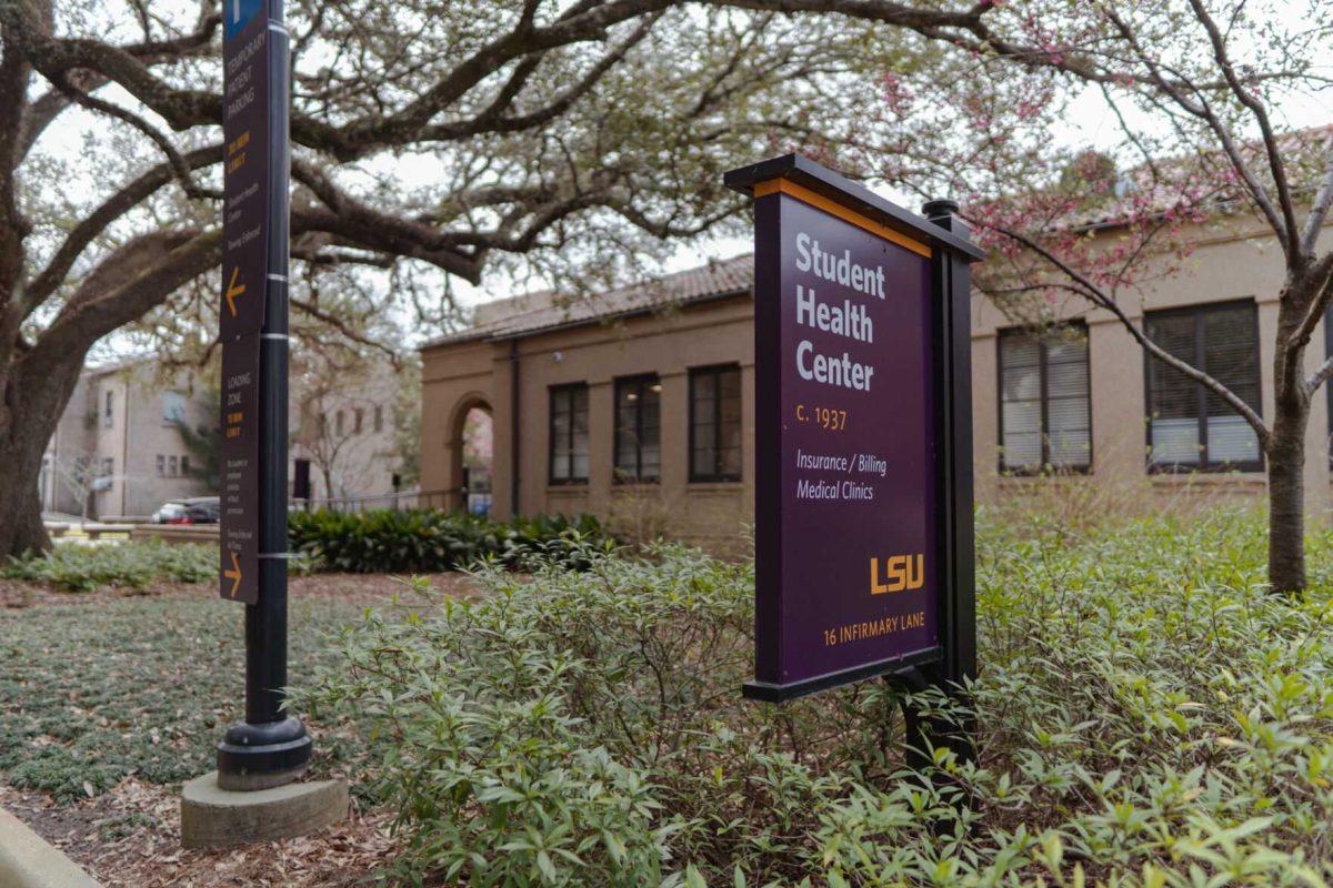 The LSU Student Health Center sits open on Thursday, March 3, 2022, on Infirmary Lane in Baton Rouge, La.