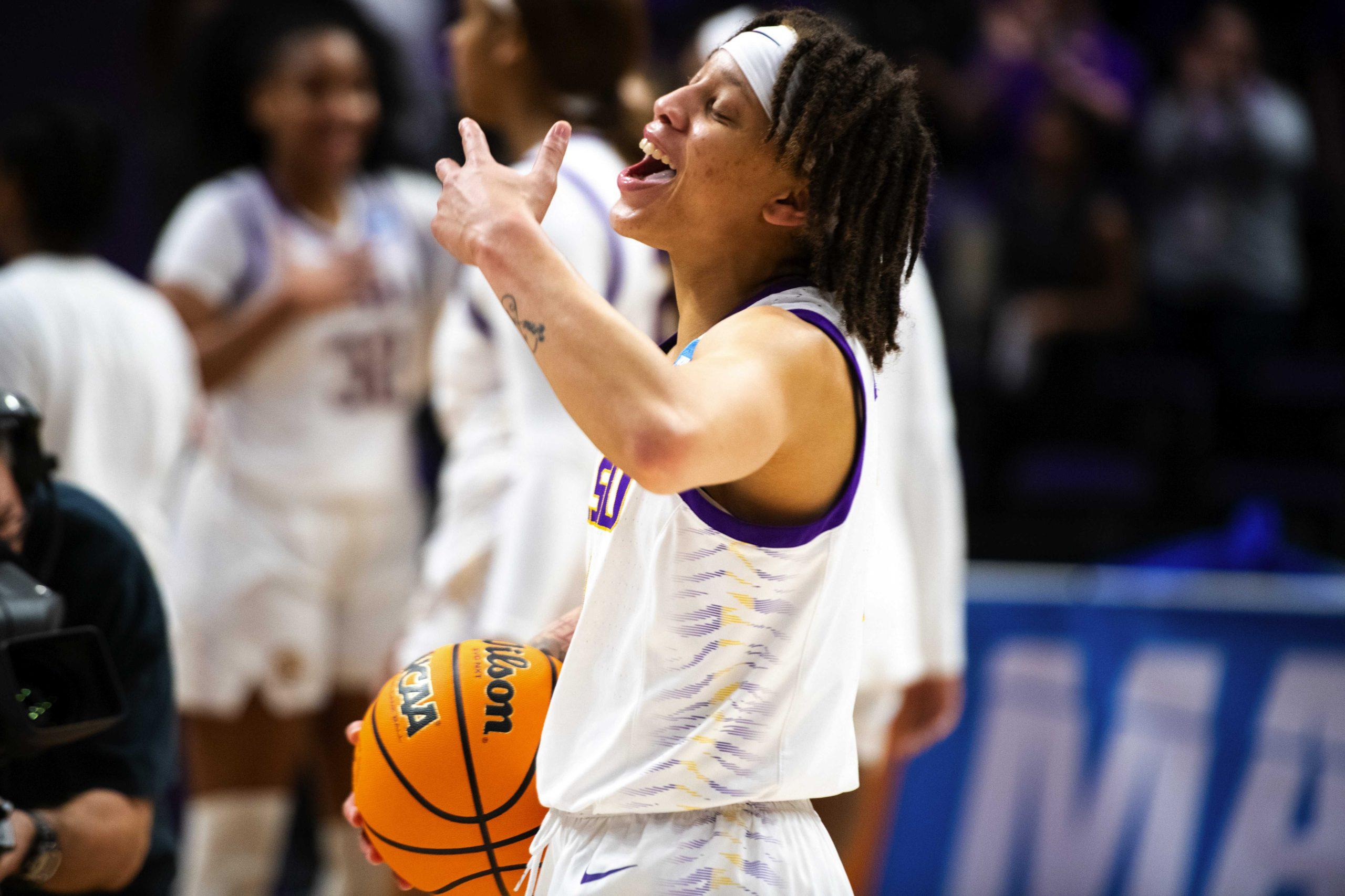 PHOTOS: Women's hoops rallies past Jackson State 83-77 in the first round of the NCAA women's tournament