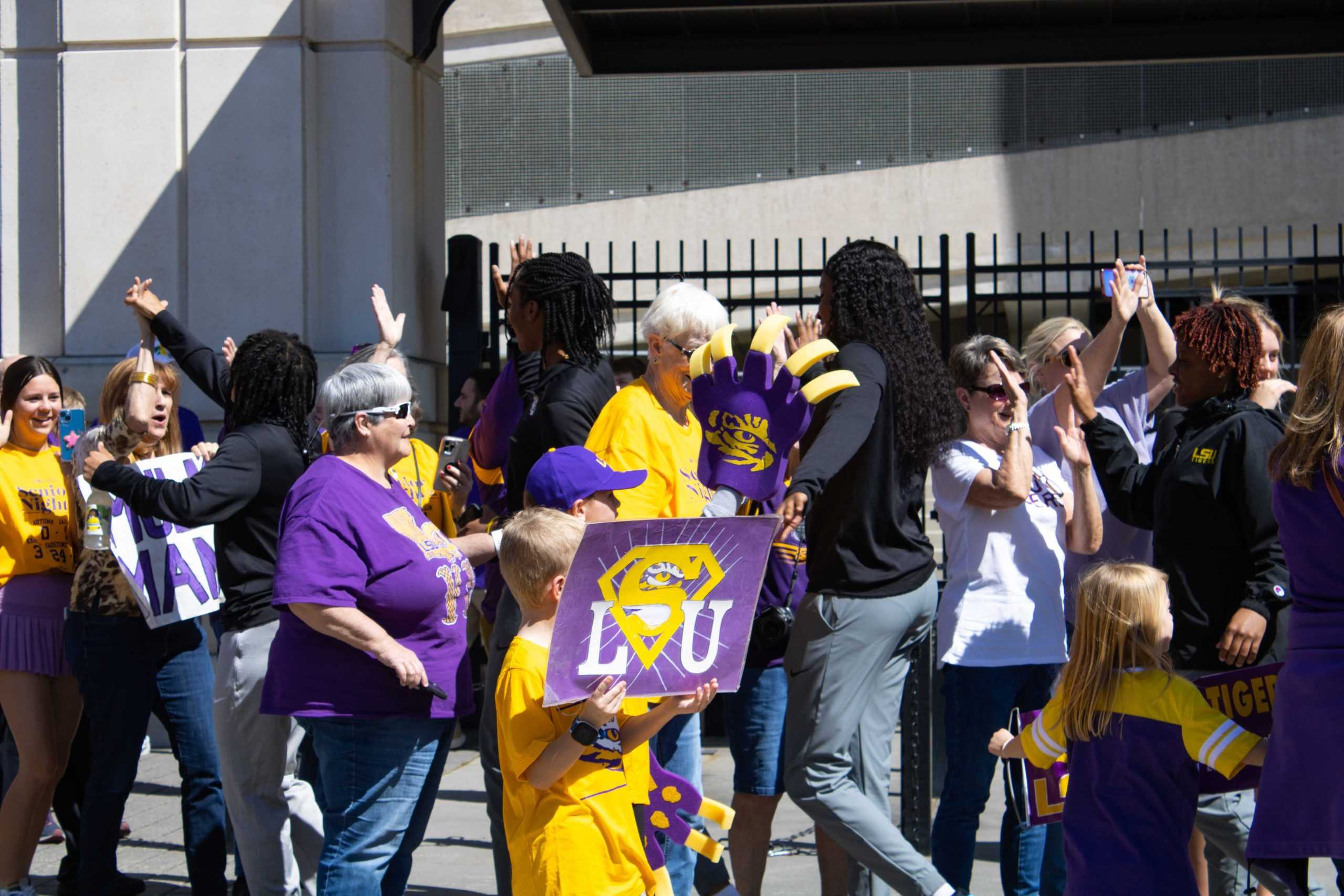 PHOTOS: LSU women's basketball send off to Nashville for SEC Tournament