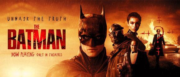 Riddle me this ... what film is long, bleak and shadowy, but seen all over? 'The Batman'