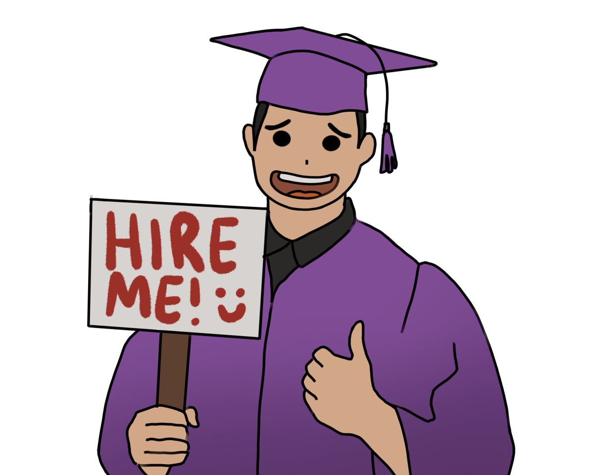 Getting job post-grad cartoon