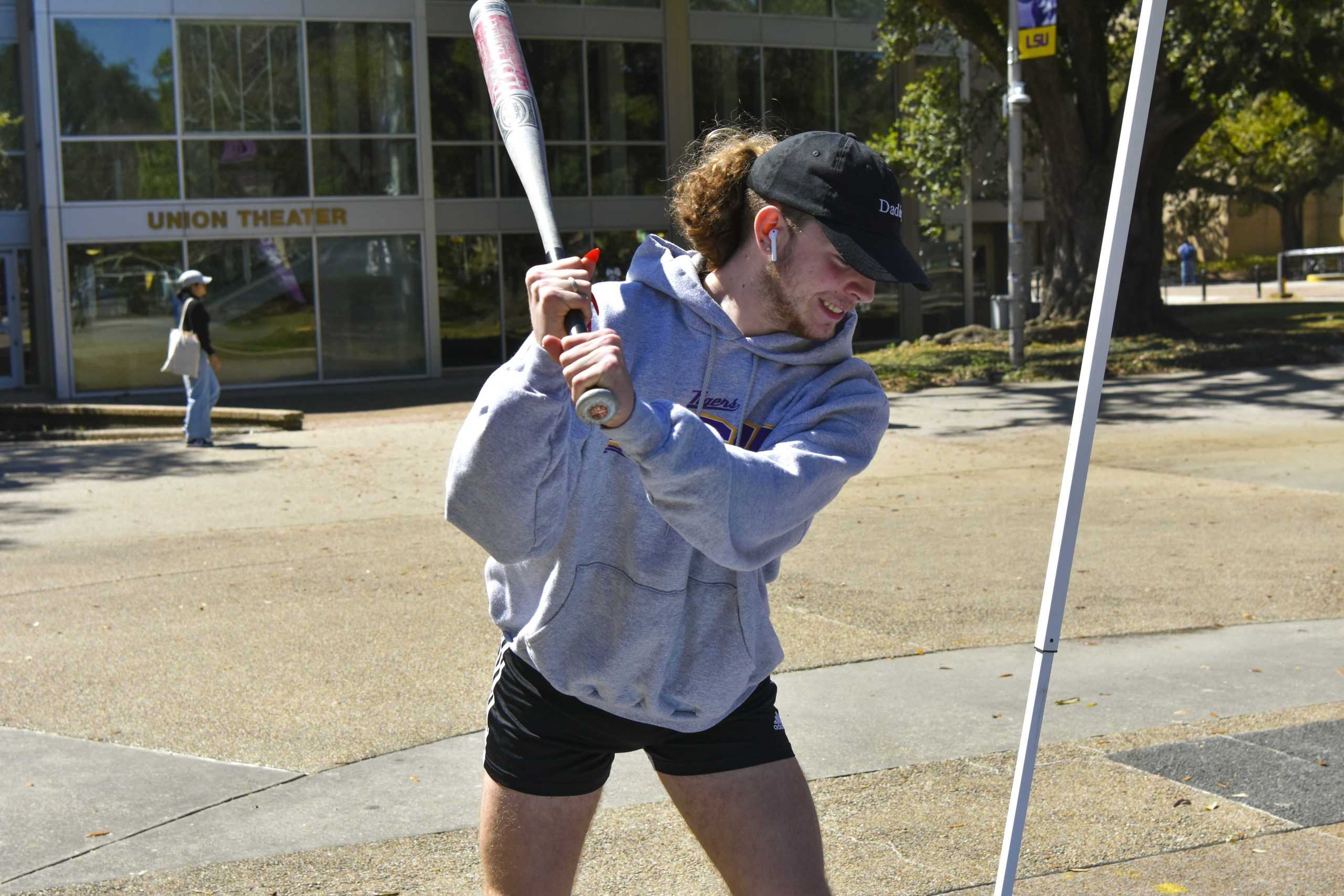 PHOTOS: Tigers Against Sexual Assault smash plates at 'Smashing Misconceptions' in Free Speech Plaza