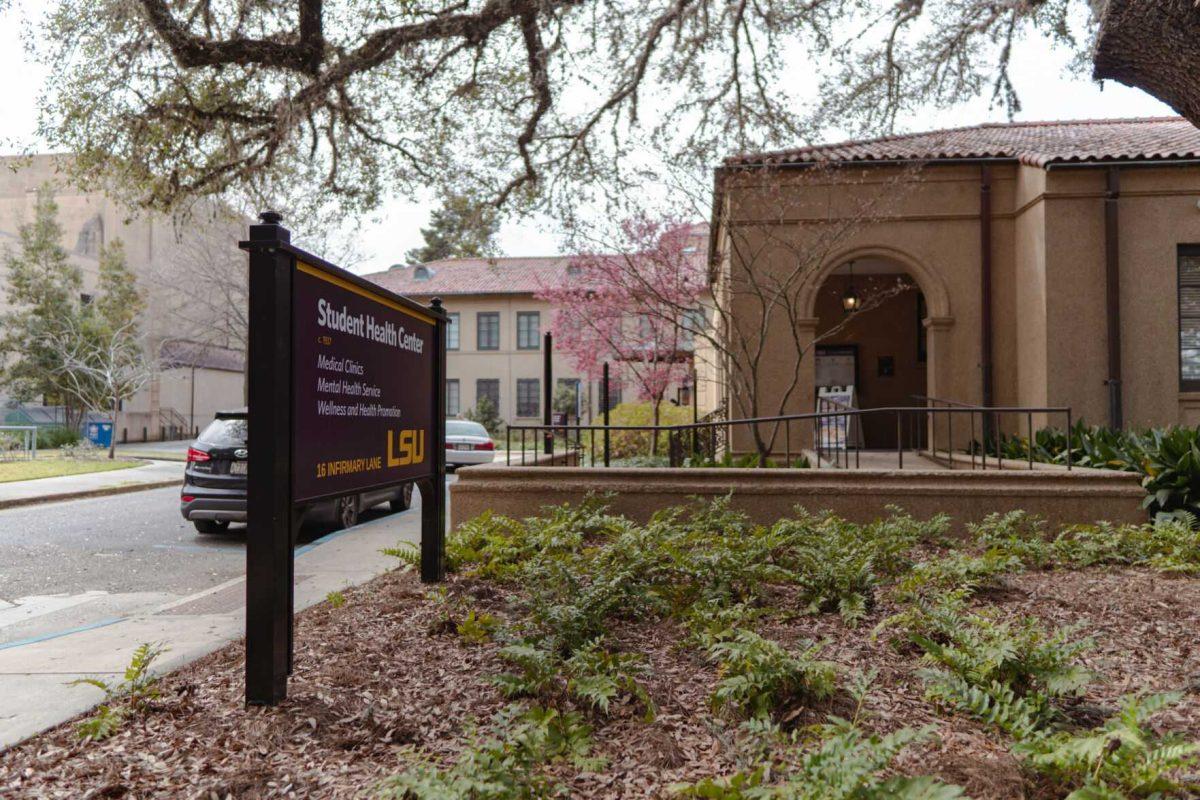 The LSU Student Health Center sits open on Thursday, March 3, 2022, on Infirmary Lane in Baton Rouge, La.