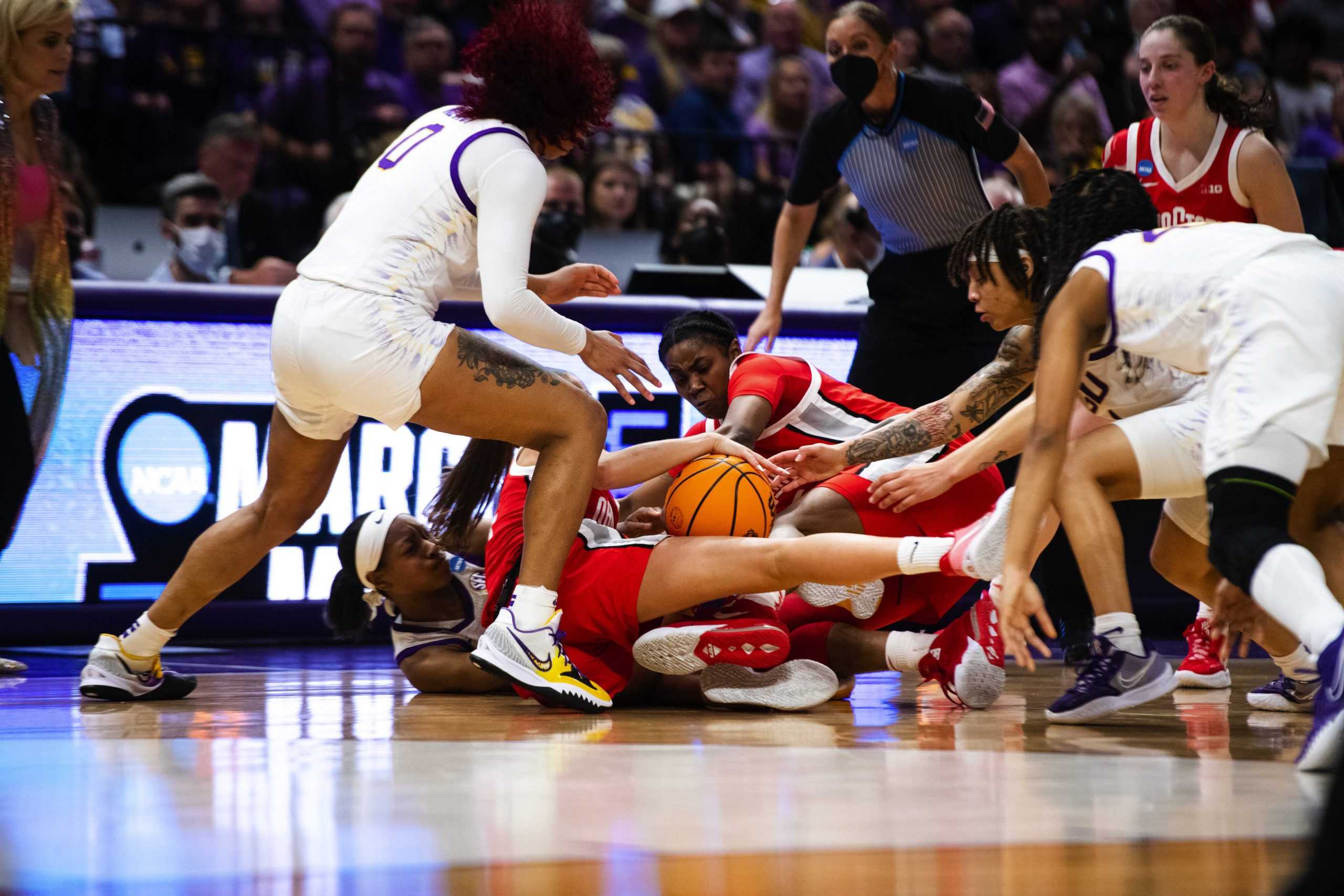 LSU Women's Basketball falls short against Ohio State, ends season in the Round of 32