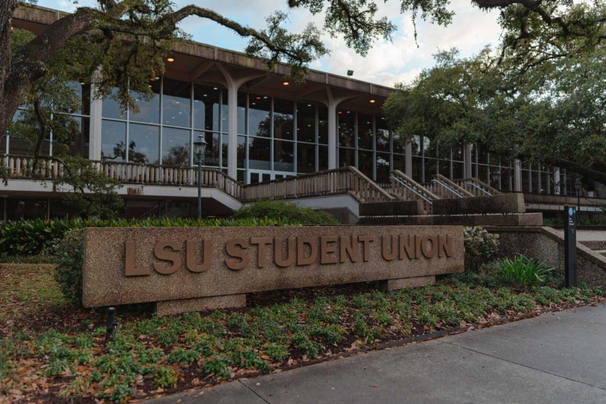 The LSU Student Union sits closed on Tuesday, March 22, 2022, on Highland Road in Baton Rouge, La.