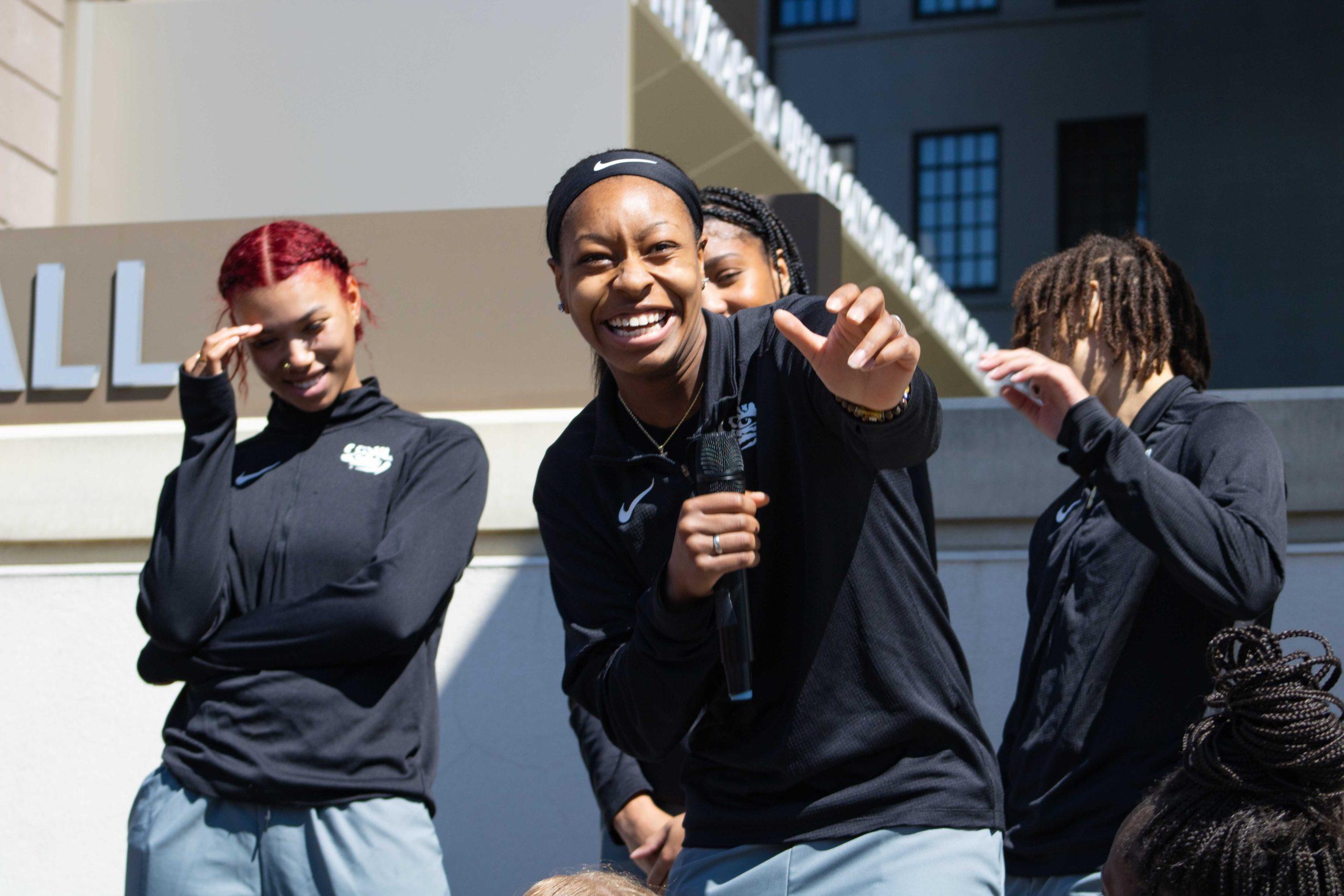 PHOTOS: LSU women's basketball send off to Nashville for SEC Tournament