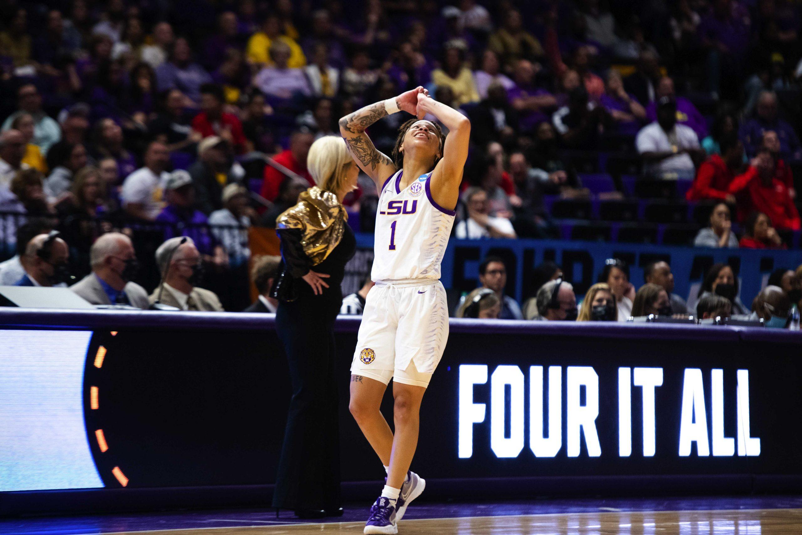 PHOTOS: Women's hoops rallies past Jackson State 83-77 in the first round of the NCAA women's tournament