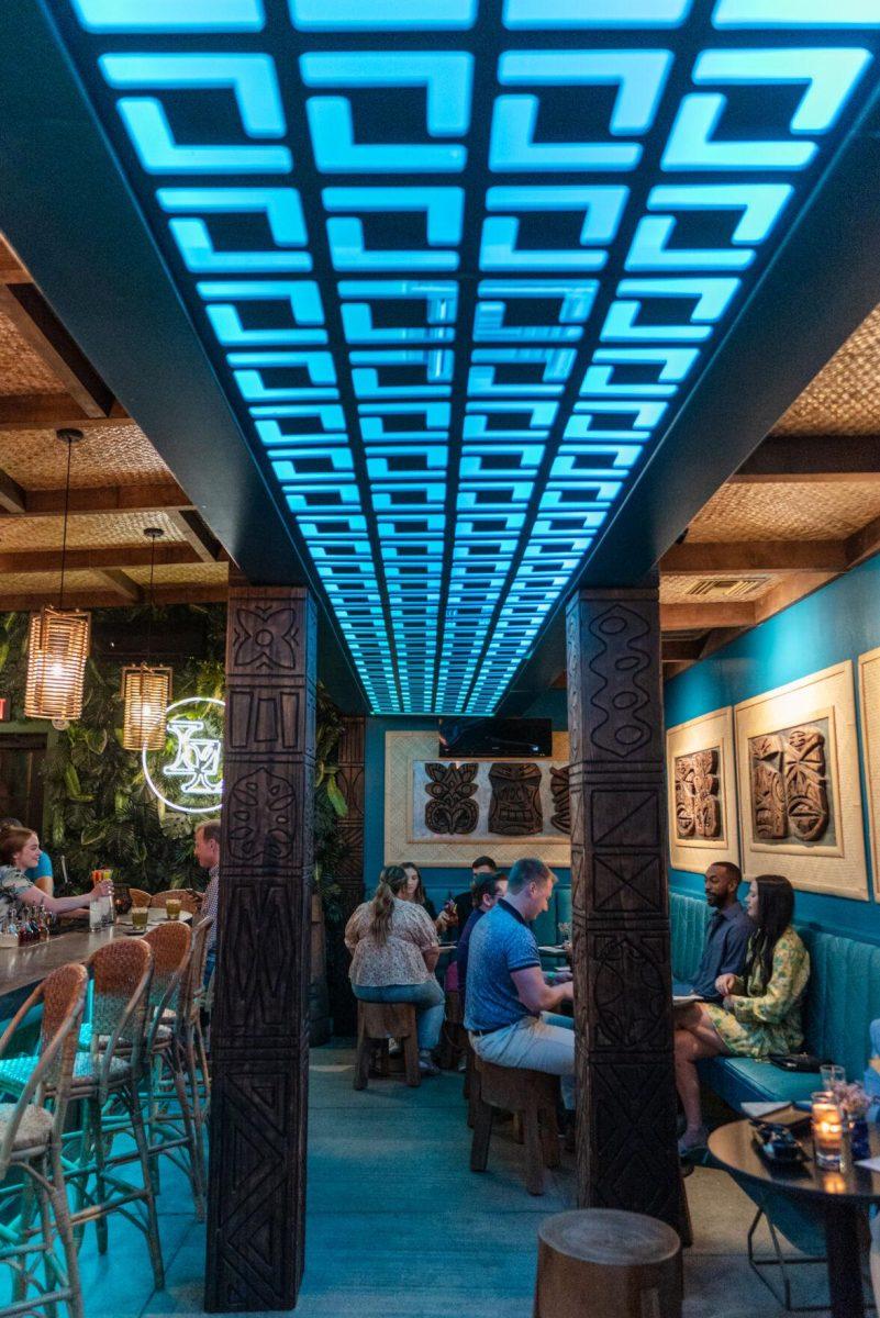 Guests enjoy themselves at their tables on Saturday, March 5, 2022, at Soji Modern Asian on Government Street in Baton Rouge, La.