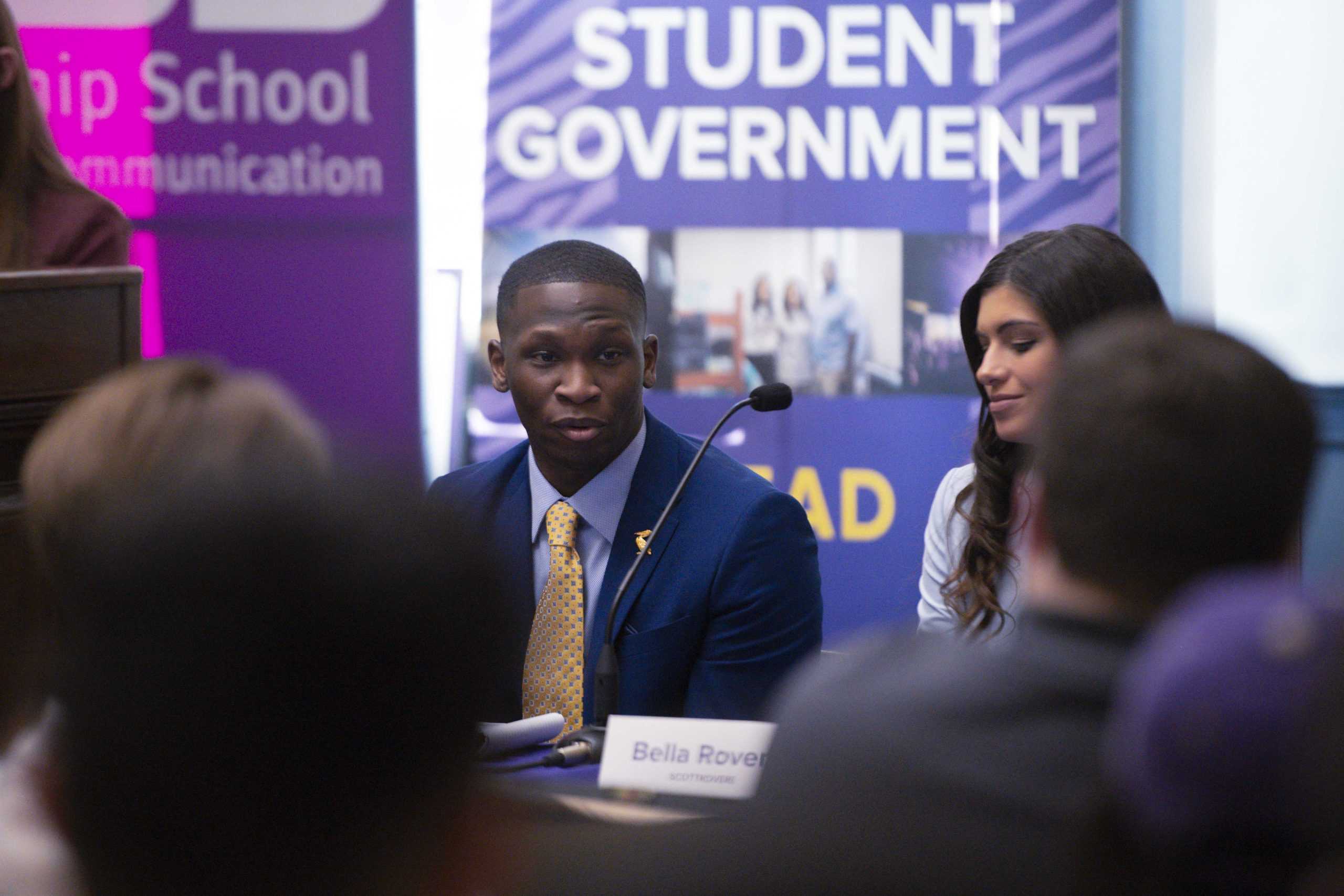 Four campaigns speak on Title IX, Student Government transparency at 2022 SG debate