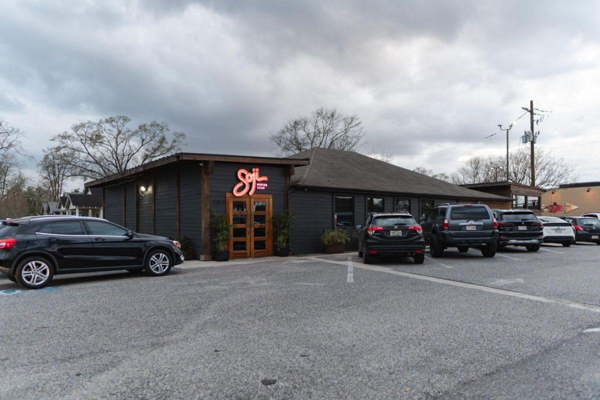 Soji Modern Asian restaurant sits open on Saturday, March 5, 2022, at 5050 Government Street in Baton Rouge, La.