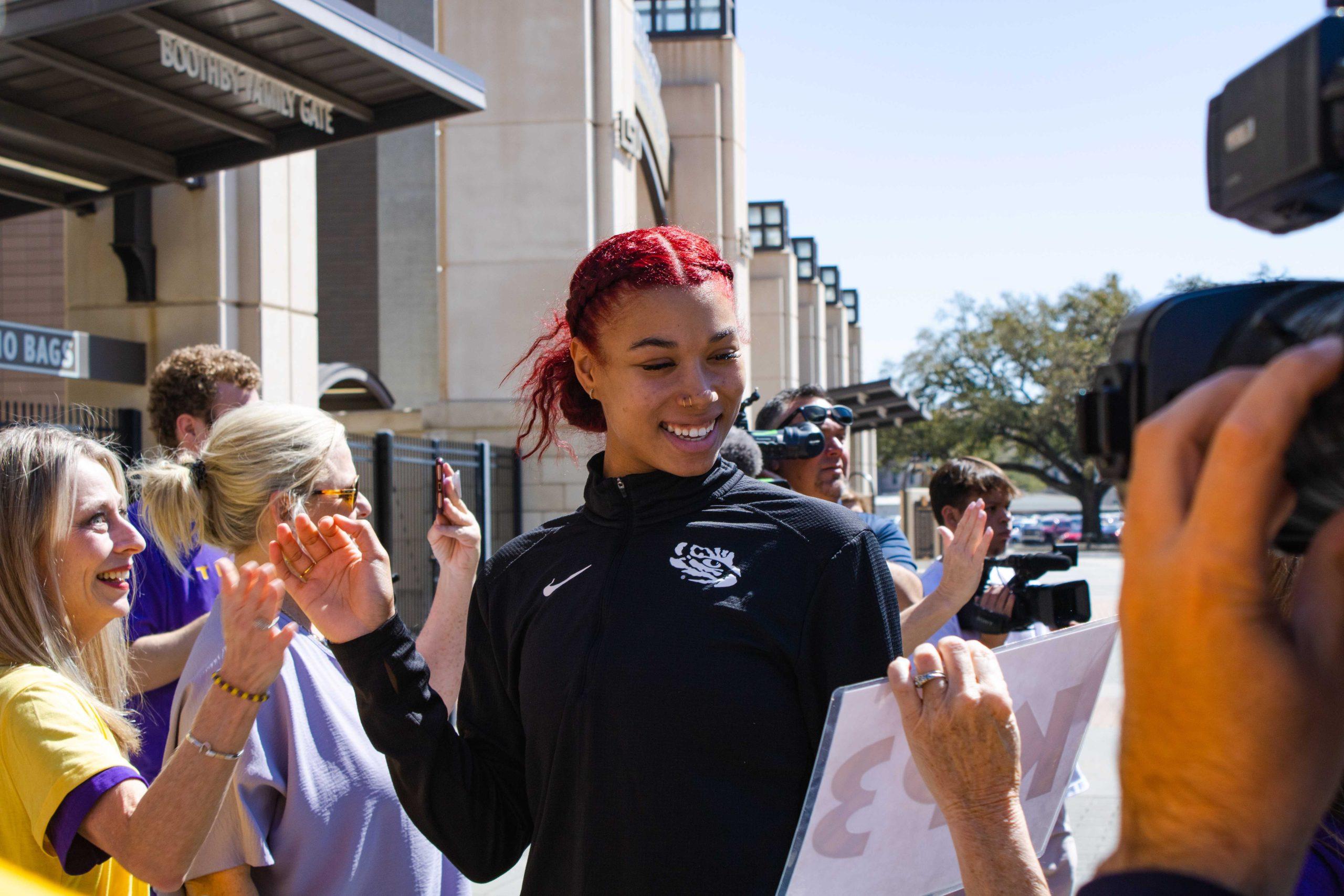 PHOTOS: LSU women's basketball send off to Nashville for SEC Tournament