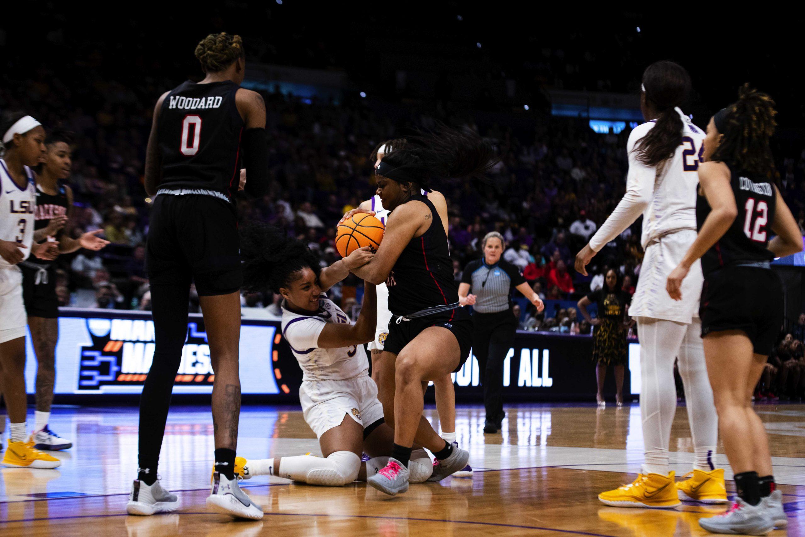 PHOTOS: Women's hoops rallies past Jackson State 83-77 in the first round of the NCAA women's tournament