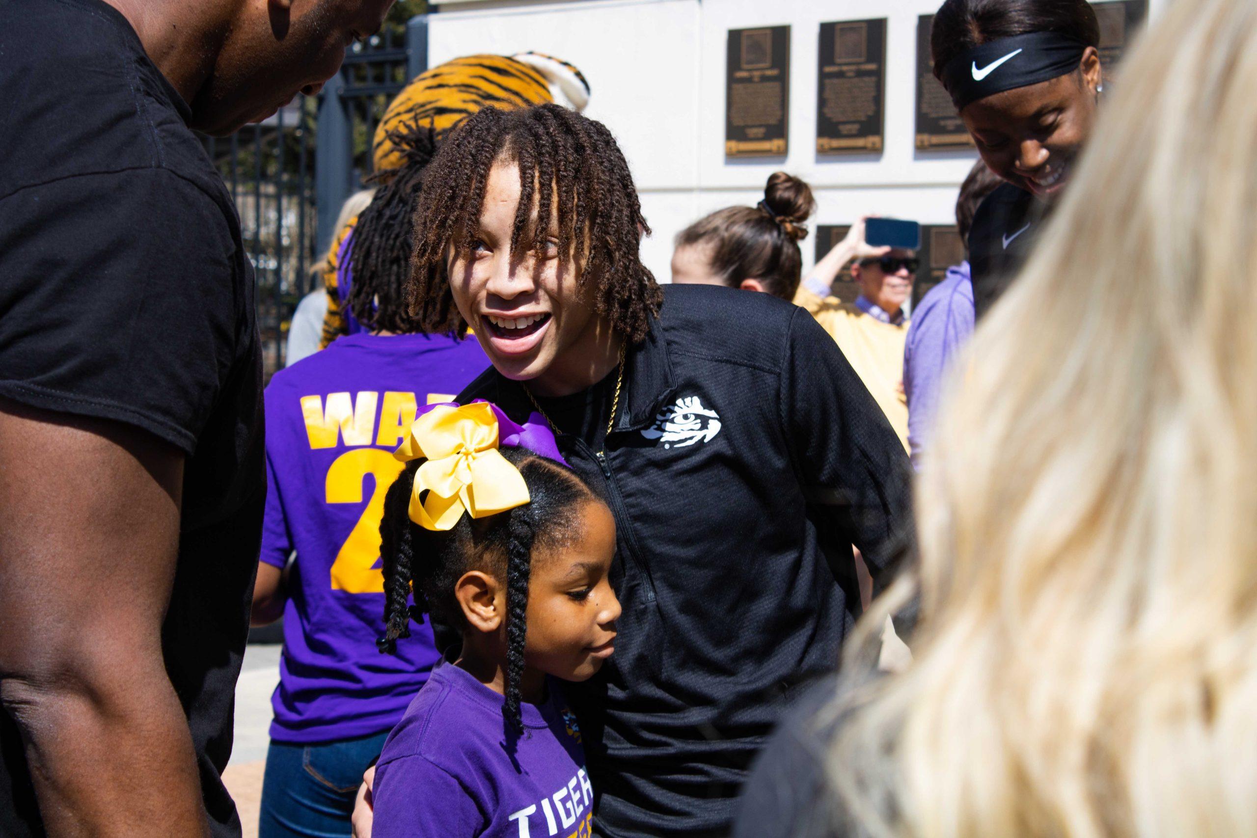 PHOTOS: LSU women's basketball send off to Nashville for SEC Tournament