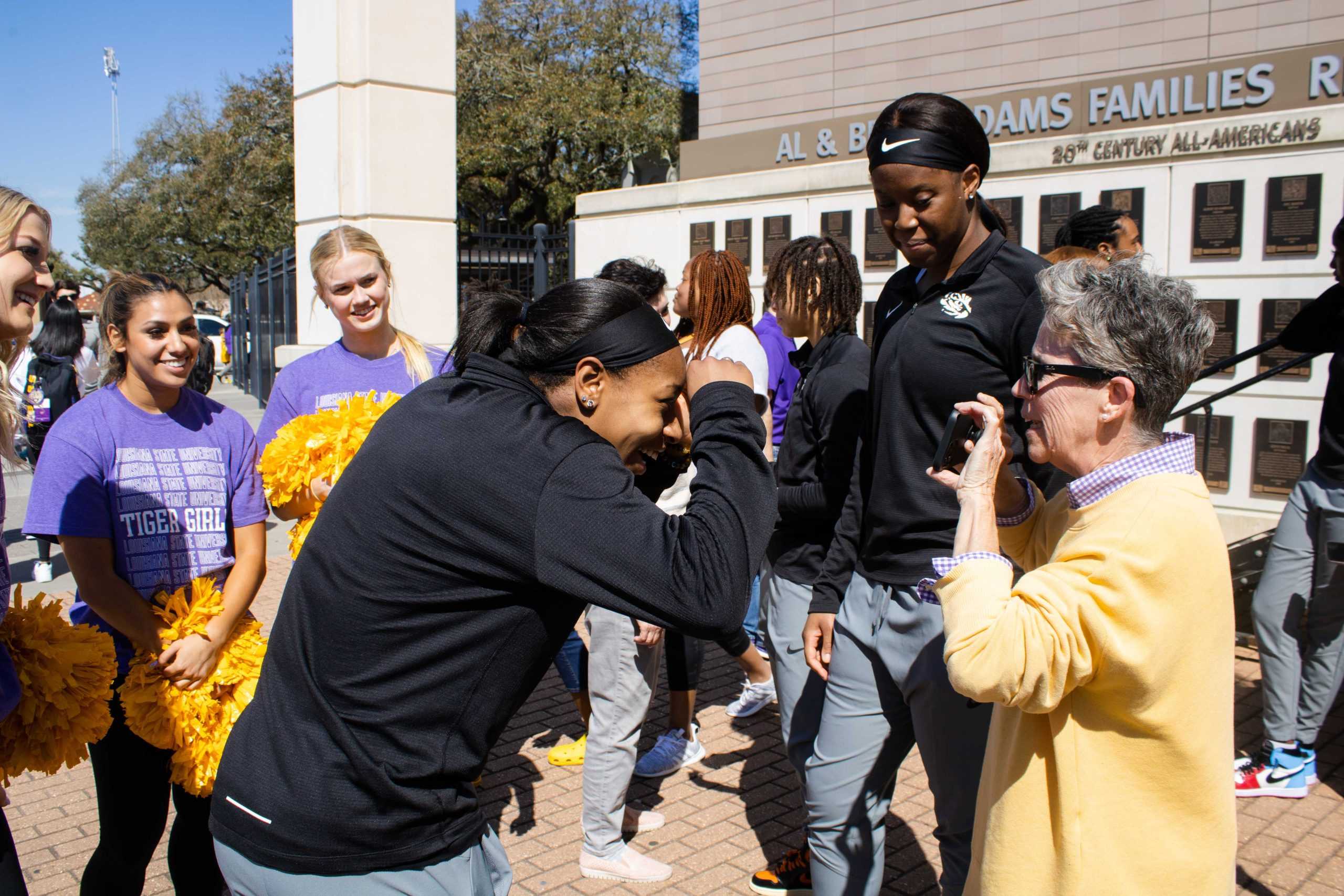 PHOTOS: LSU women's basketball send off to Nashville for SEC Tournament