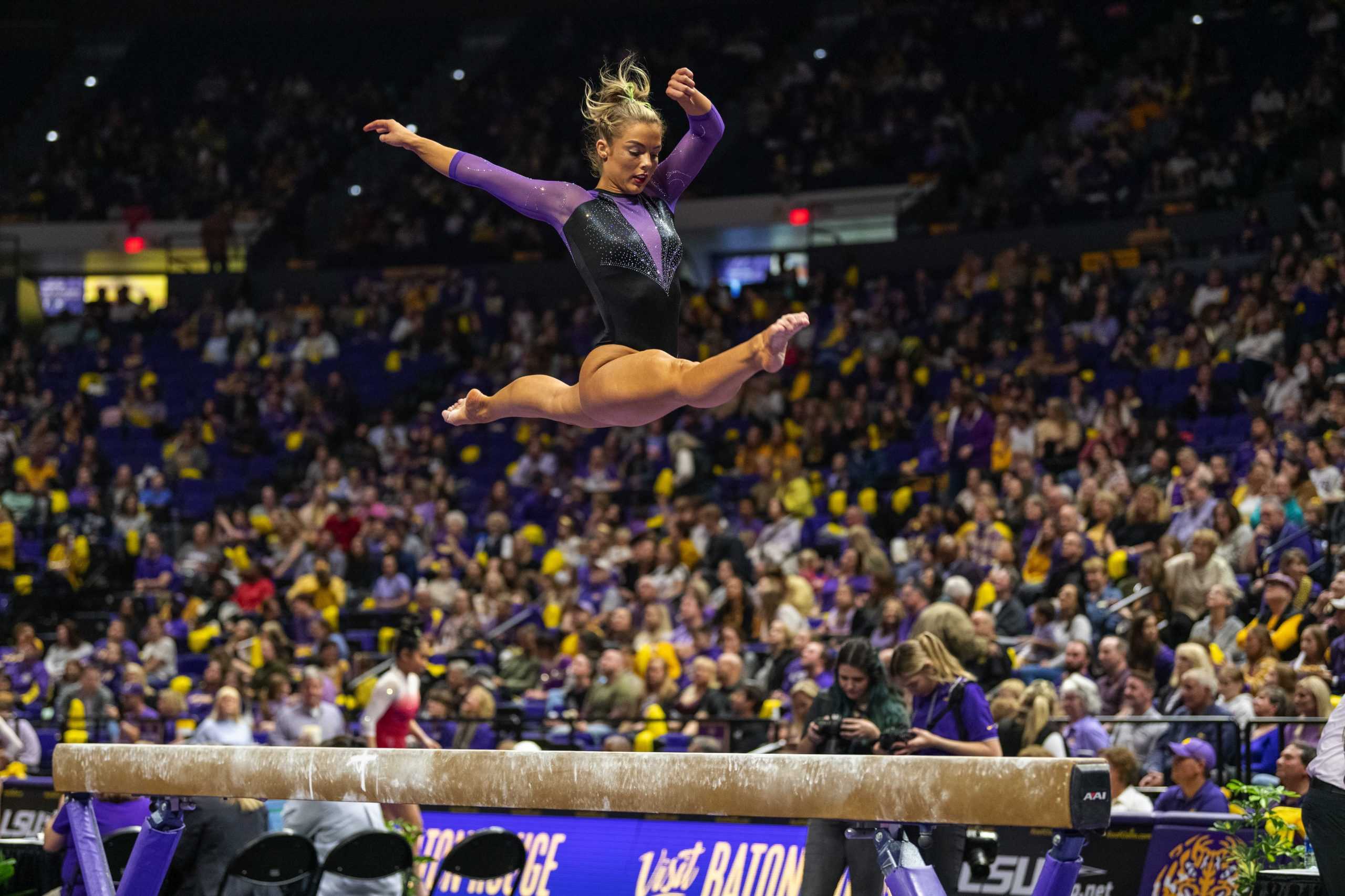 PHOTOS: No. 7 LSU gymnastics takes down No. 4 Utah on senior night