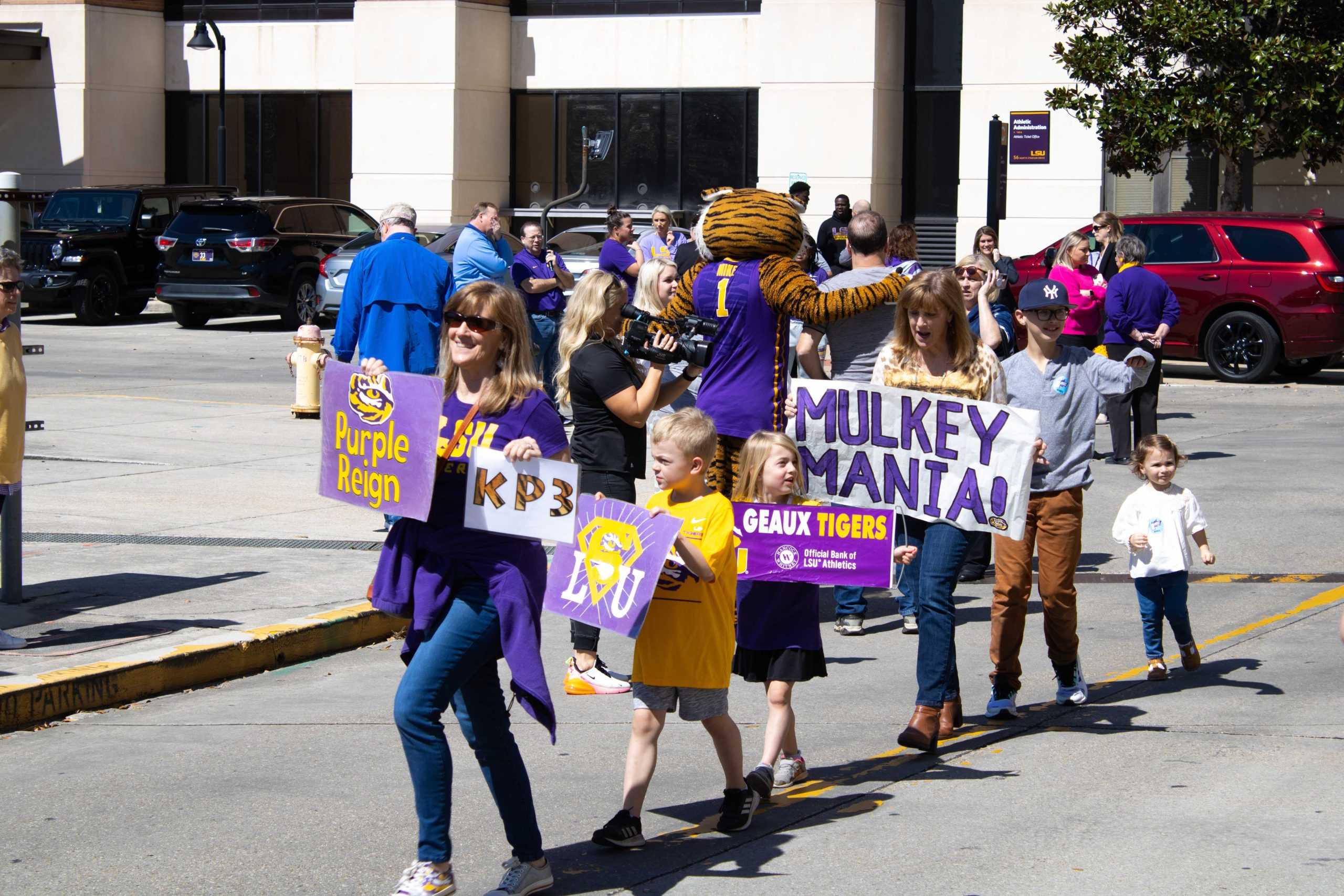 PHOTOS: LSU women's basketball send off to Nashville for SEC Tournament