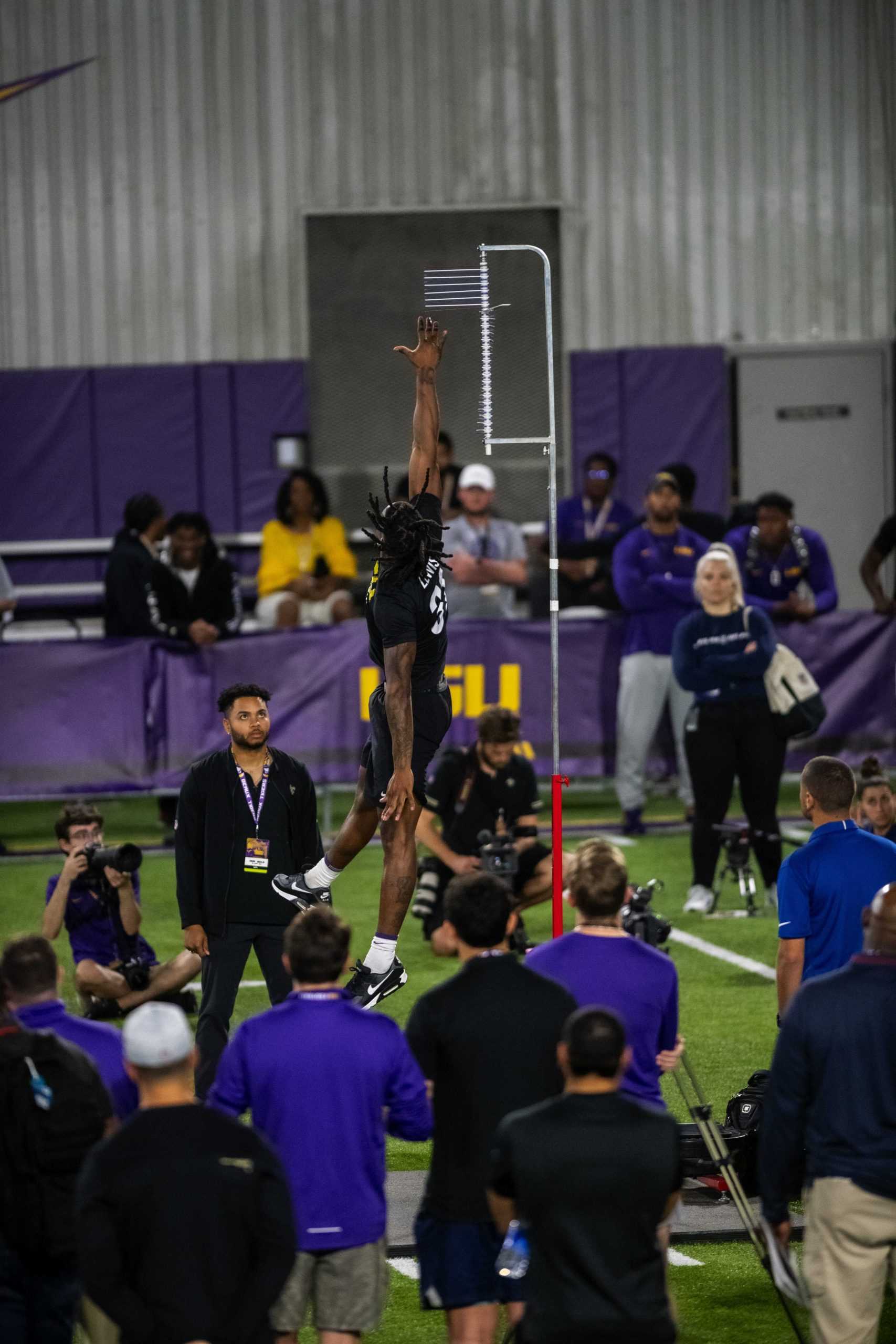 PHOTOS: NFL scouts and coaches take a look at NFL draft-eligible LSU players