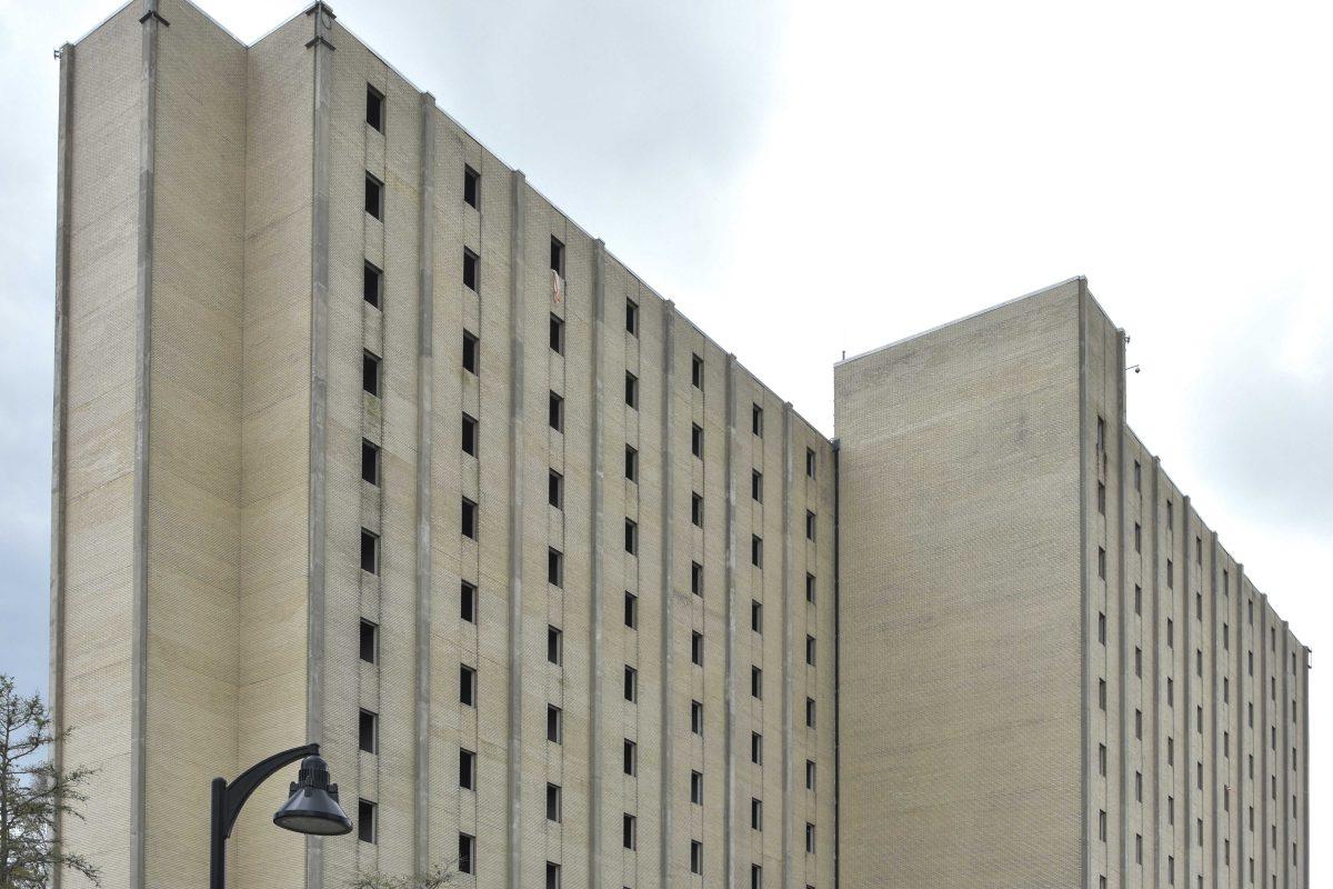 Edmund Kirby Smith Hall sits Wednesday, March 30, 2022, on Aster Street at LSU in Baton Rouge, Louisiana.