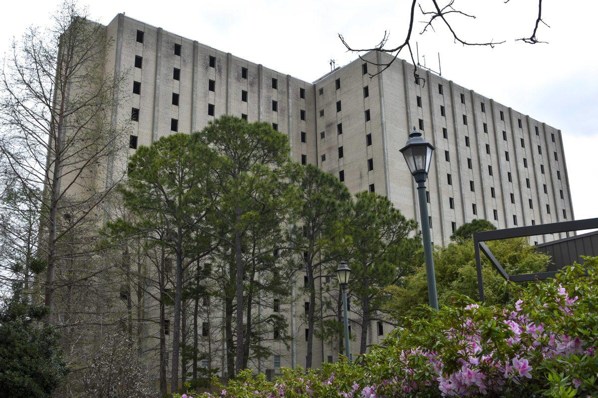 Edmund Kirby Smith Hall sits Wednesday, March 30, 2022, on Aster Street at LSU in Baton Rouge, Louisiana.