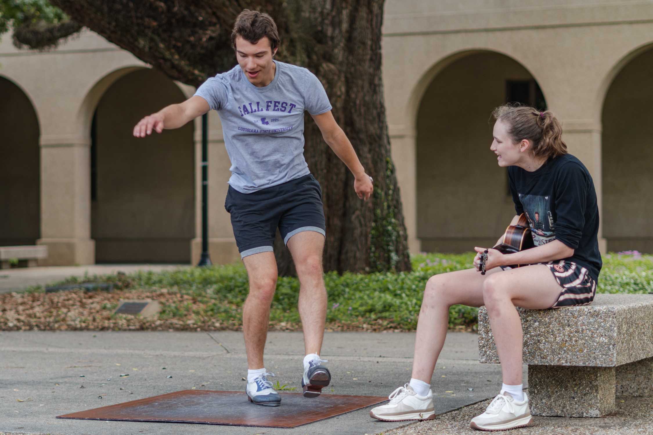 Harry and Jackie: LSU's only tap dance ukulele duo