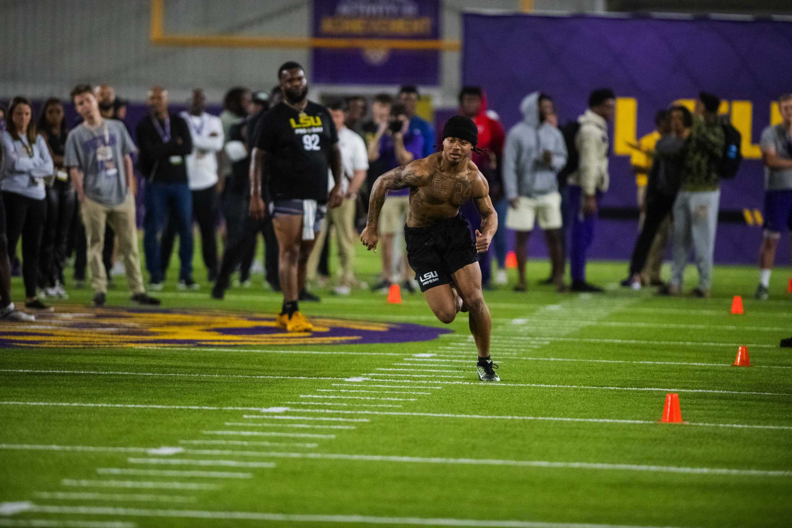 PHOTOS: NFL scouts and coaches take a look at NFL draft-eligible LSU players