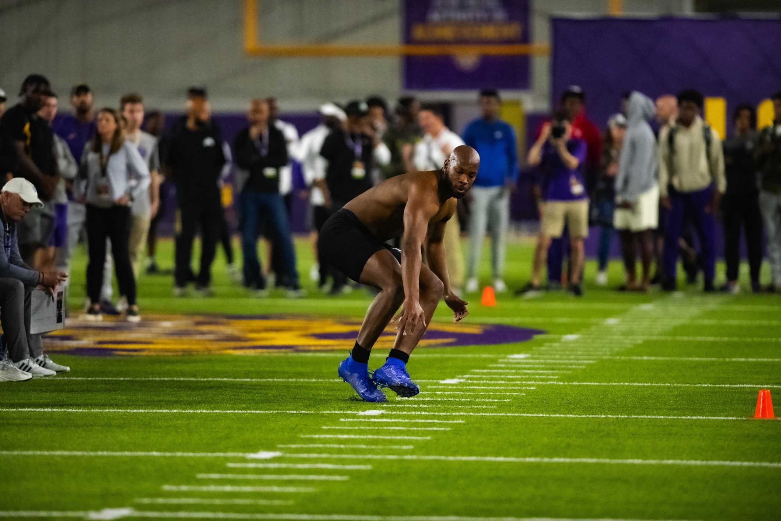 PHOTOS: NFL scouts and coaches take a look at NFL draft-eligible LSU players