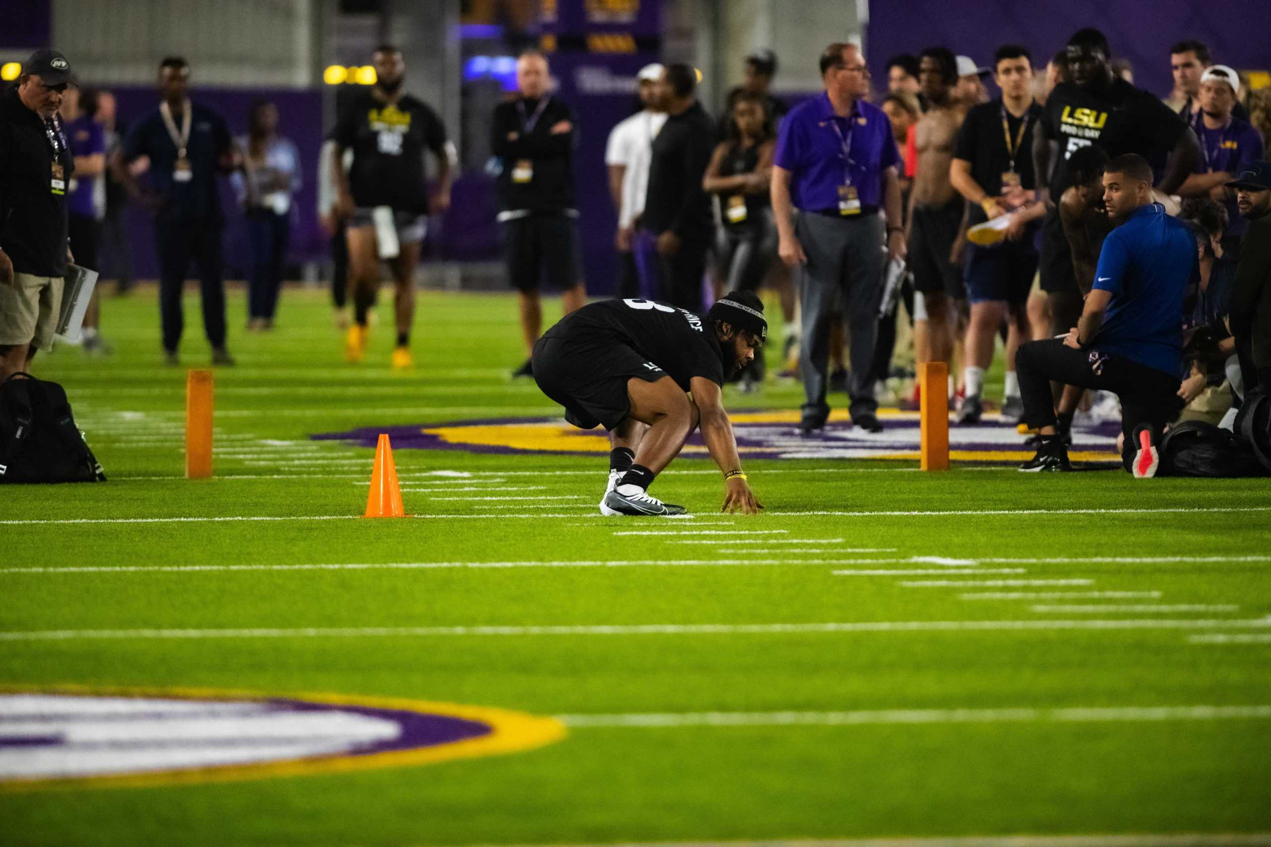 PHOTOS: NFL scouts and coaches take a look at NFL draft-eligible LSU players