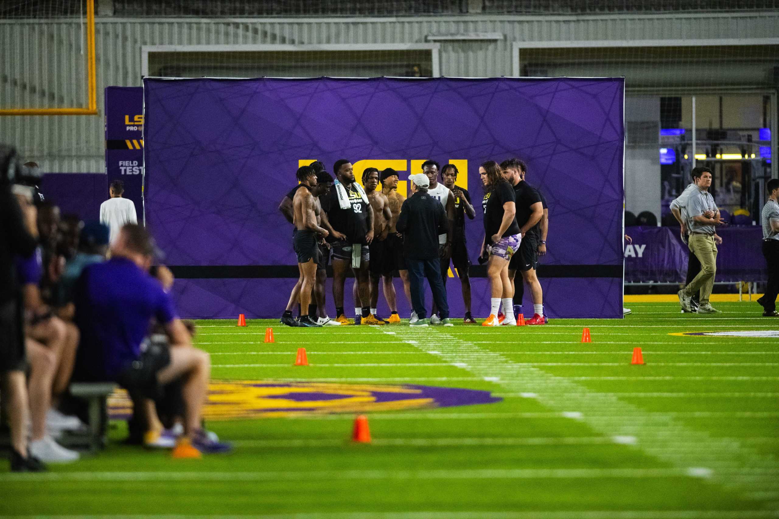 PHOTOS: NFL scouts and coaches take a look at NFL draft-eligible LSU players