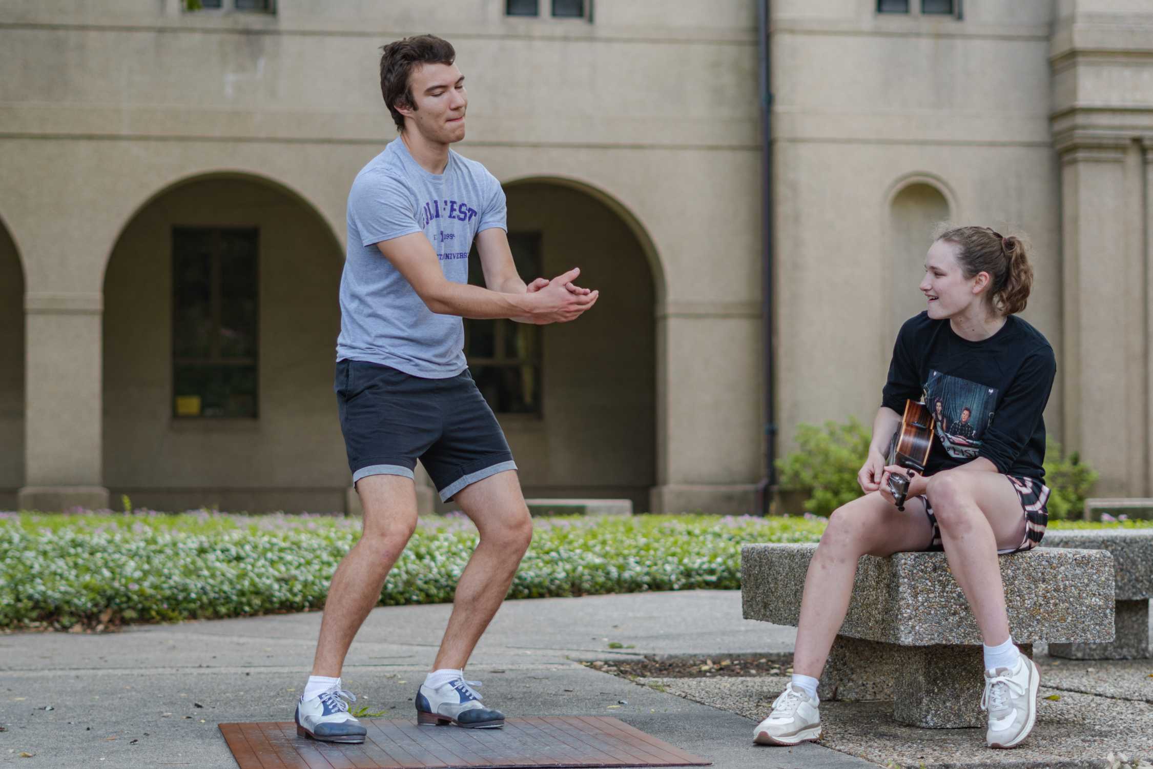 Harry and Jackie: LSU's only tap dance ukulele duo