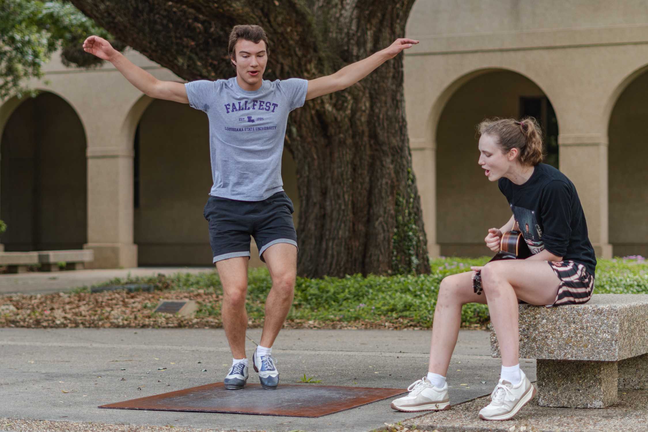 Harry and Jackie: LSU's only tap dance ukulele duo