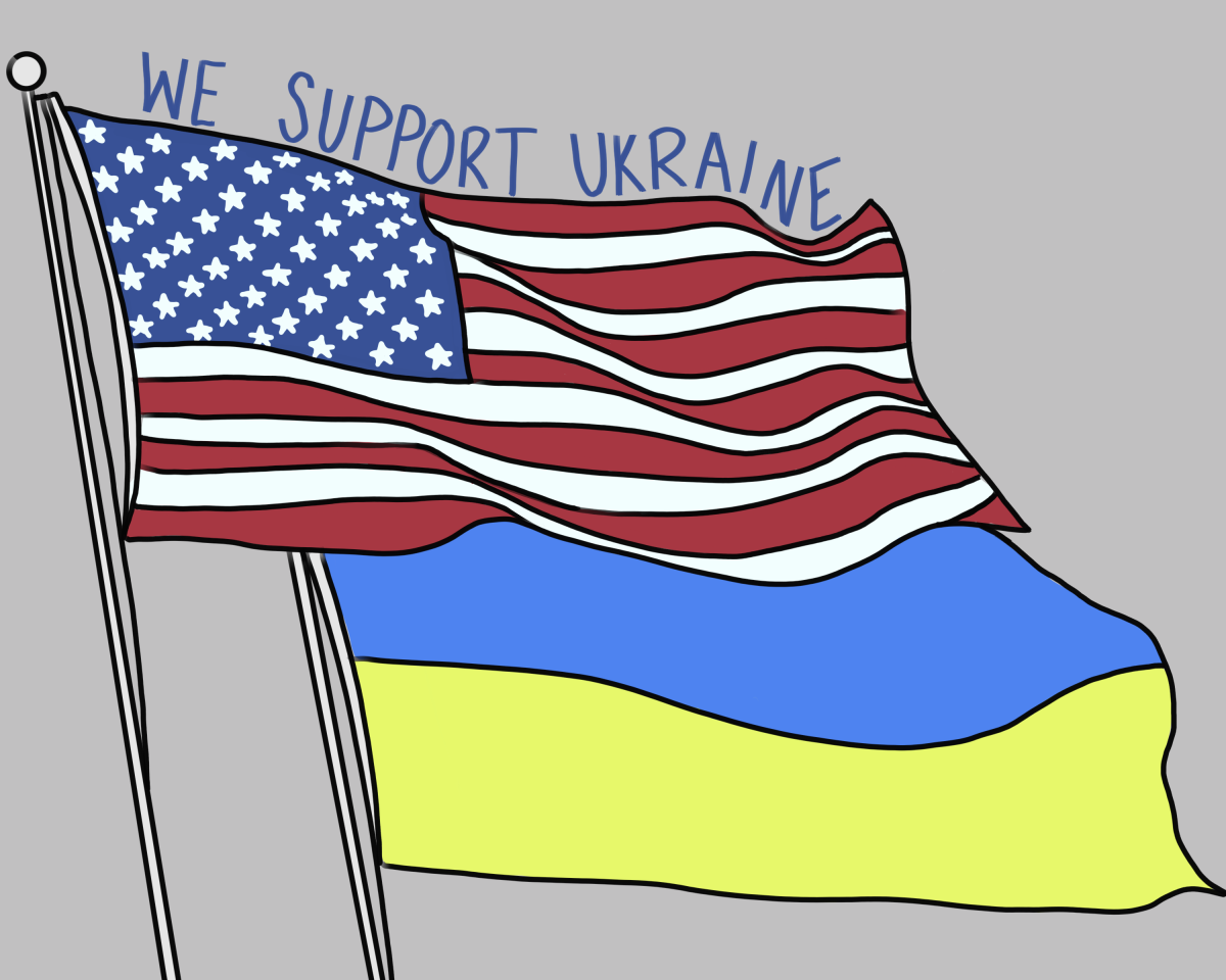 U.S.-Ukraine support cartoon