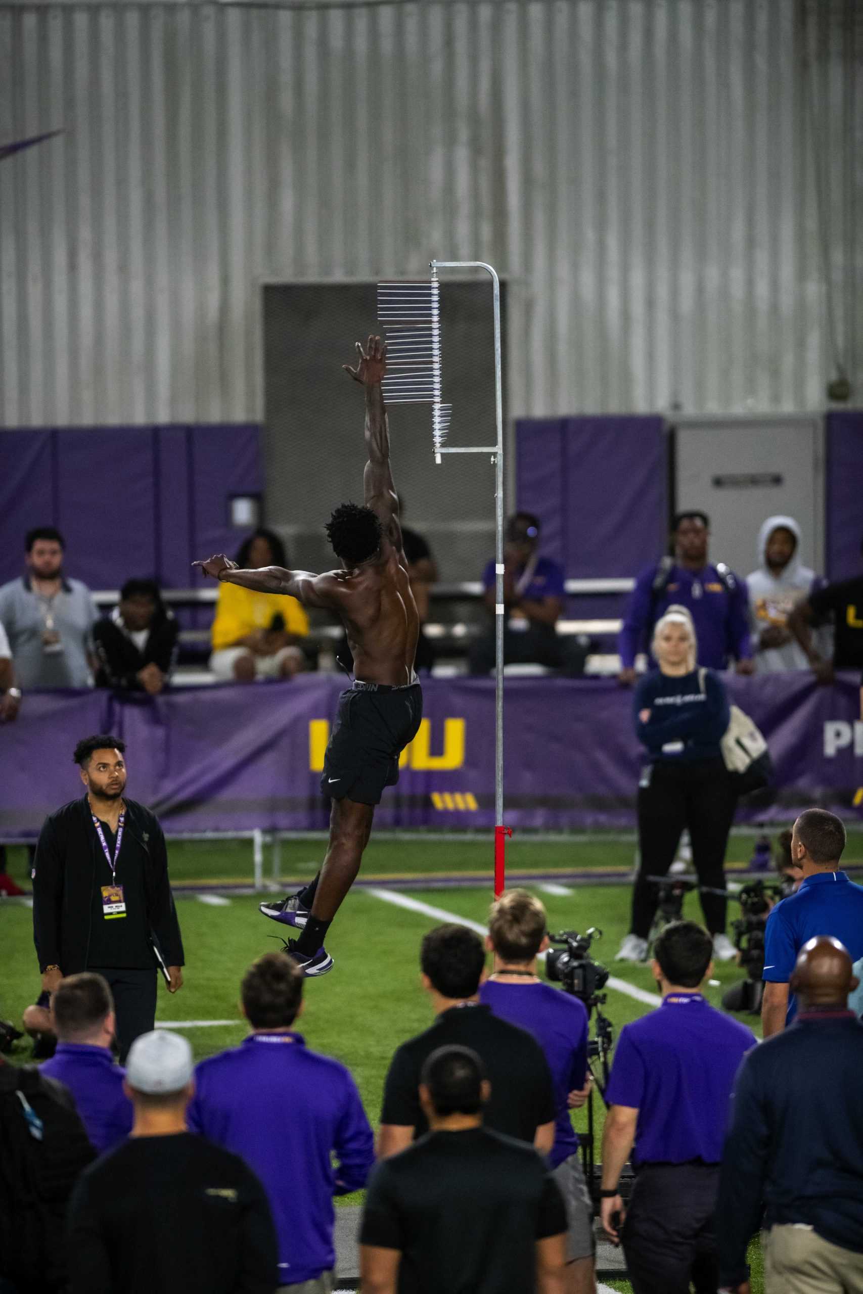 PHOTOS: NFL scouts and coaches take a look at NFL draft-eligible LSU players