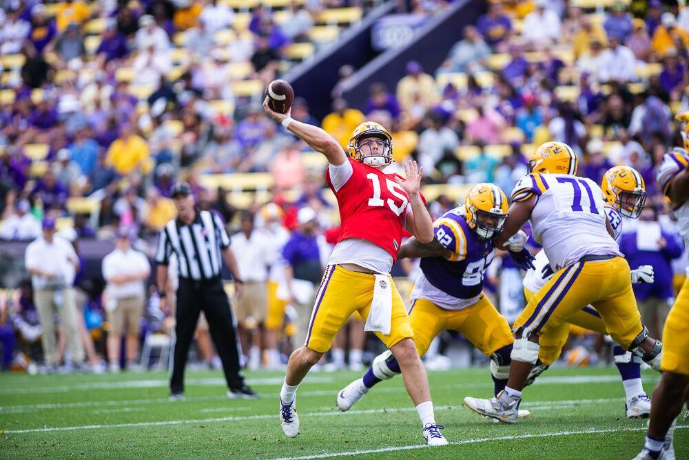 PHOTOS: LSU Football White Beats Purple in Spring Game