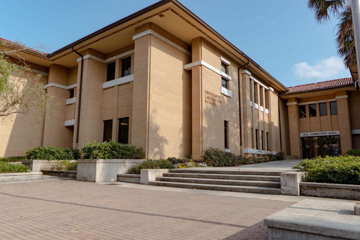 The Sun shines on the University Lab School on Sunday, April 17, 2022, on Dalrymple Drive in Baton Rouge, La.