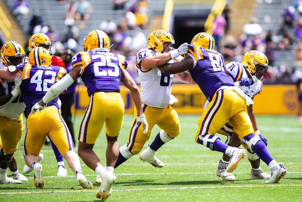 PHOTOS: LSU Football White Beats Purple in Spring Game