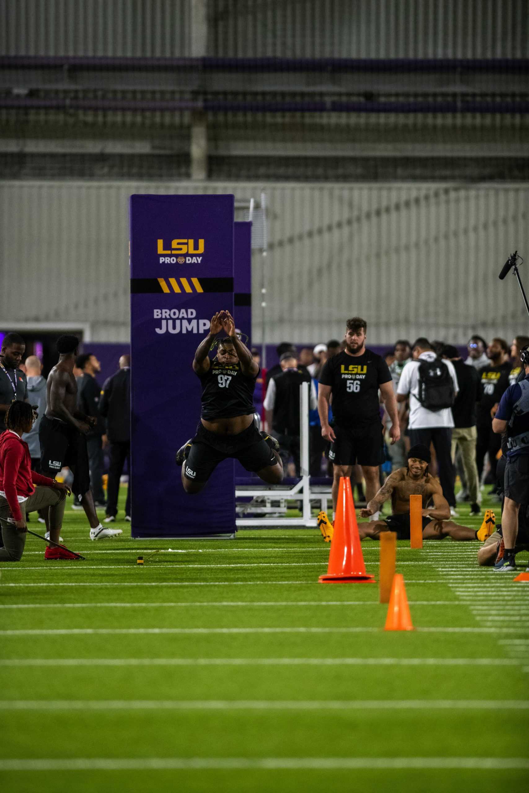 PHOTOS: NFL scouts and coaches take a look at NFL draft-eligible LSU players