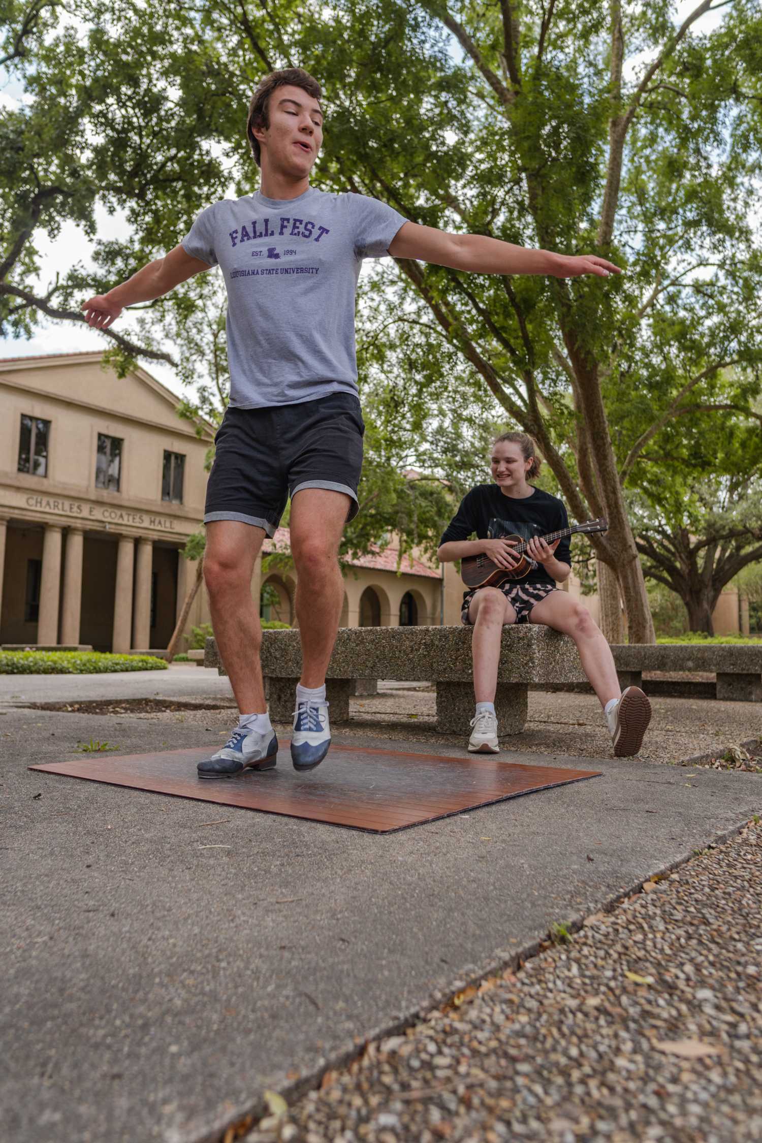 Harry and Jackie: LSU's only tap dance ukulele duo