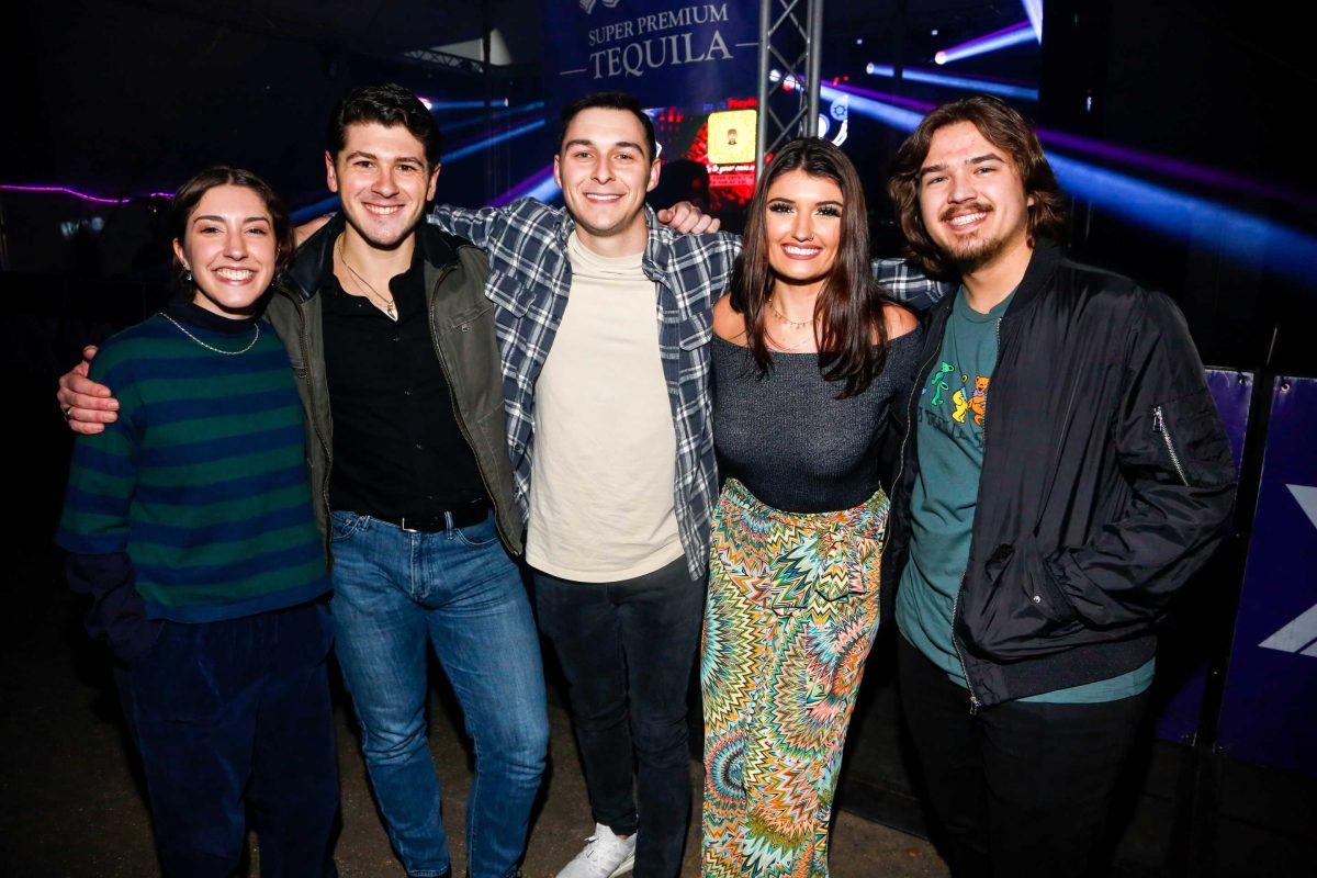 Speak Easy band. From left ro right, Katelyn Chopin, Patrick Ross Campesi, Drake Dugas, Madison Delacroix, and John Bajor.&#160;