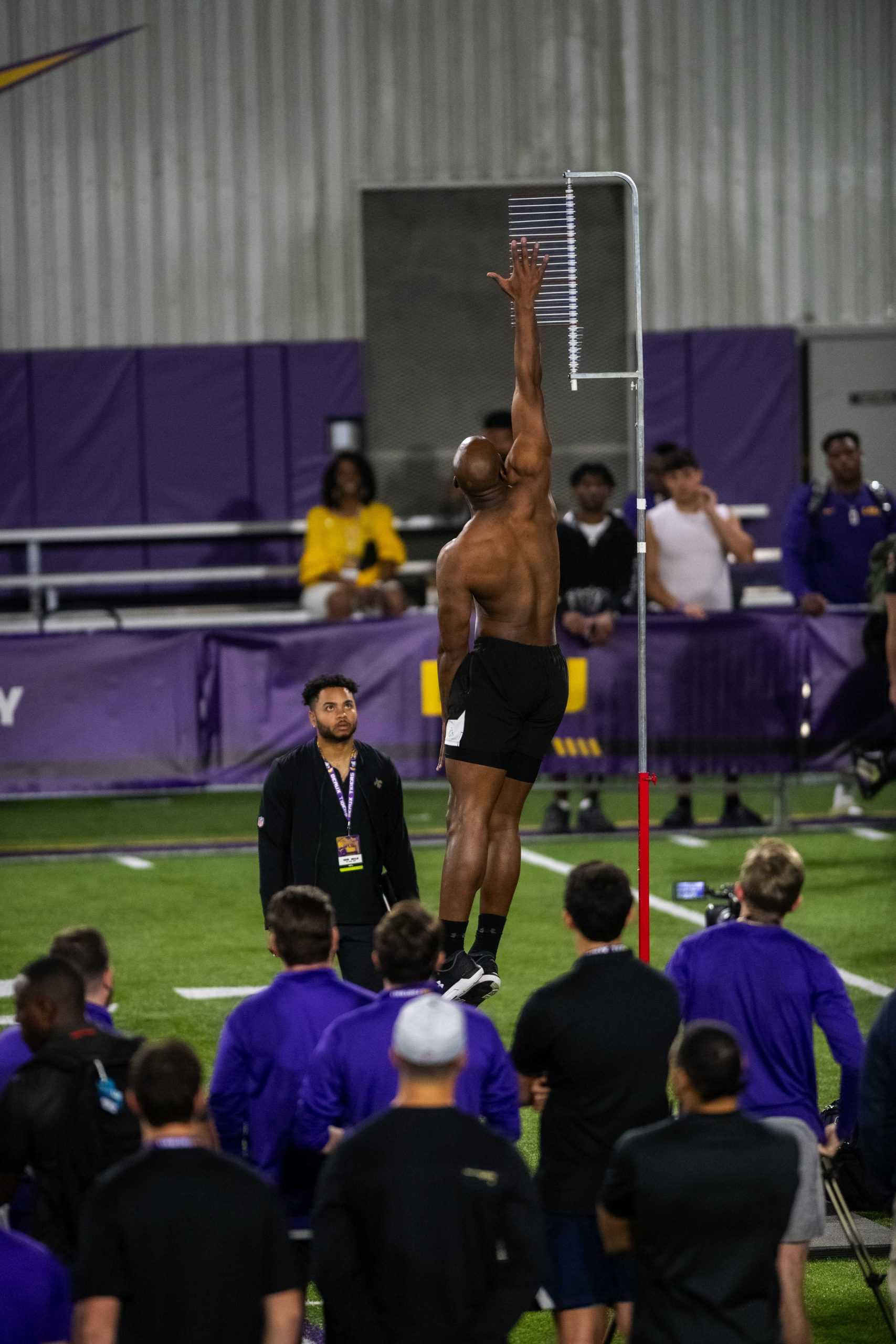 PHOTOS: NFL scouts and coaches take a look at NFL draft-eligible LSU players