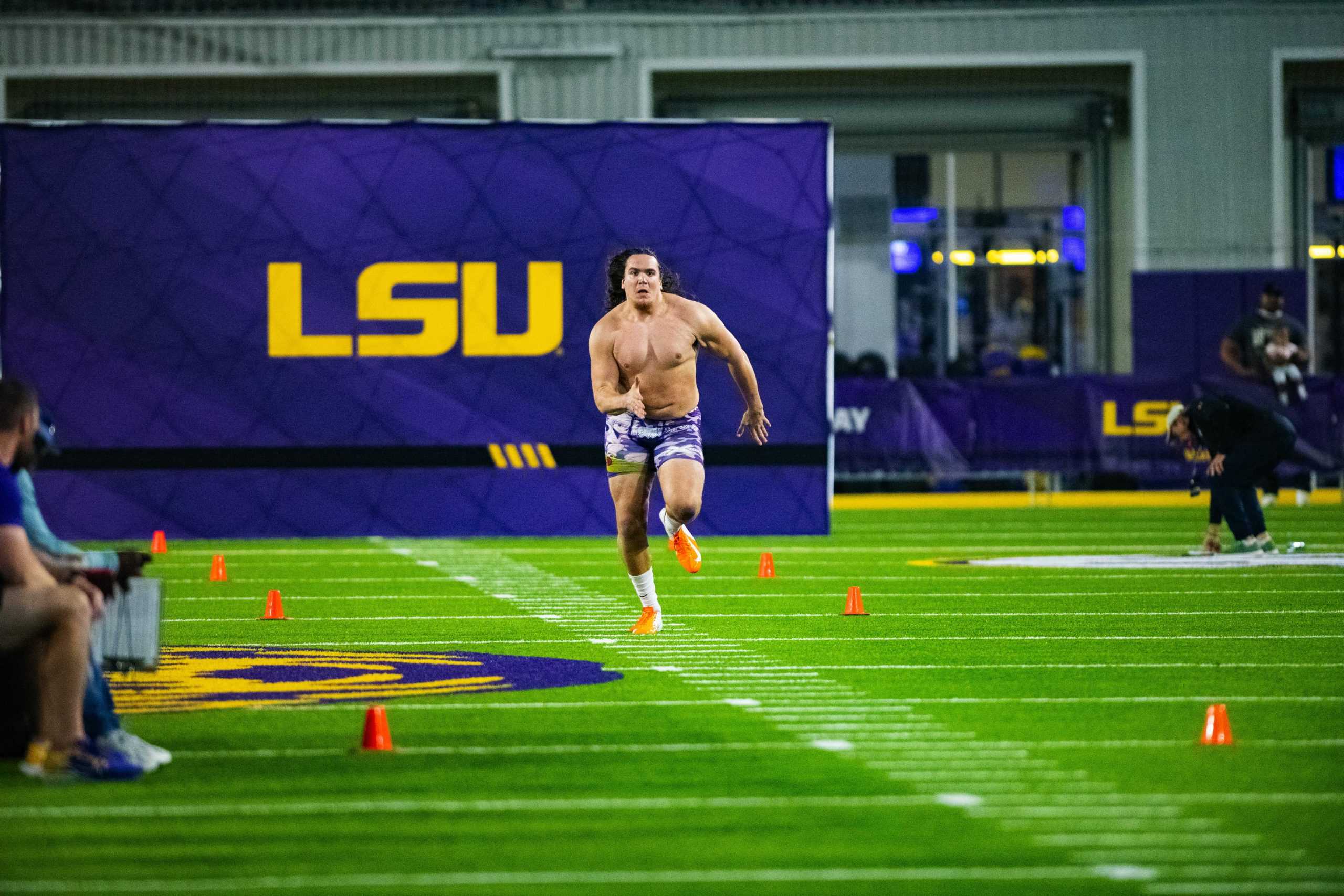 PHOTOS: NFL scouts and coaches take a look at NFL draft-eligible LSU players